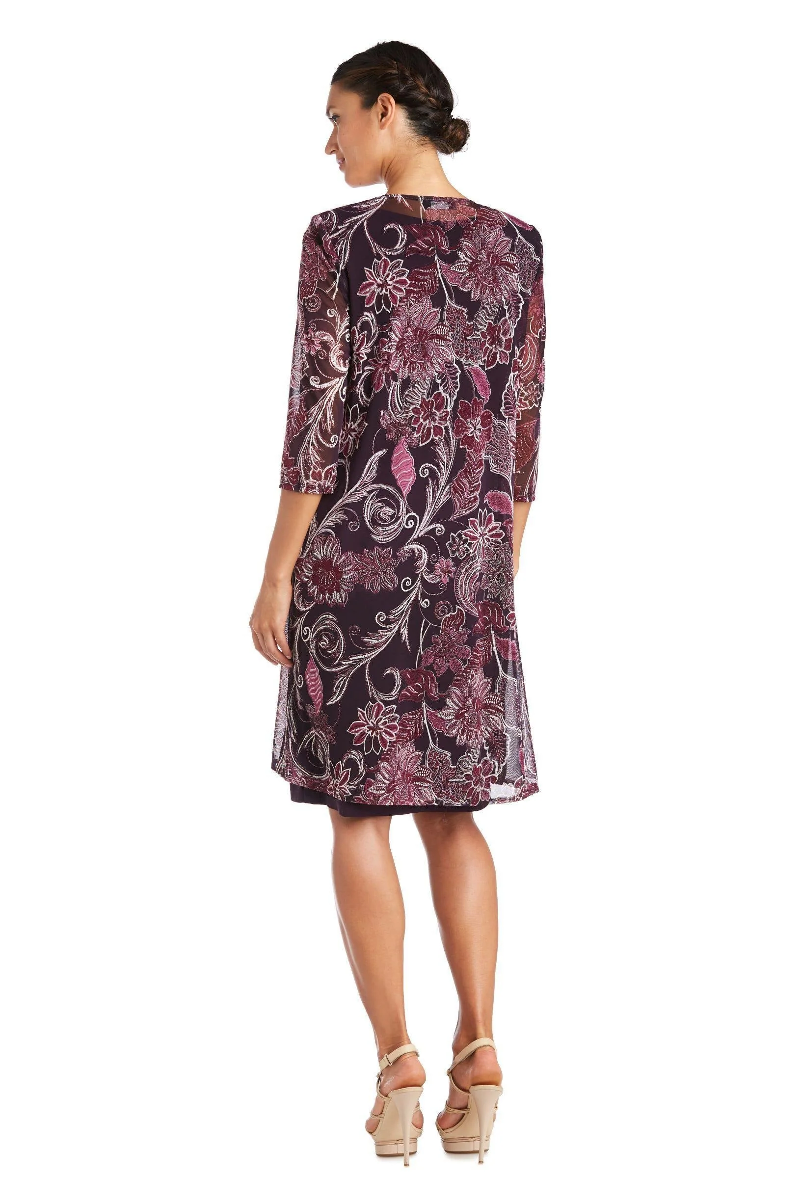 R&M Richards 7507 Mother Of The Bride Short Dress