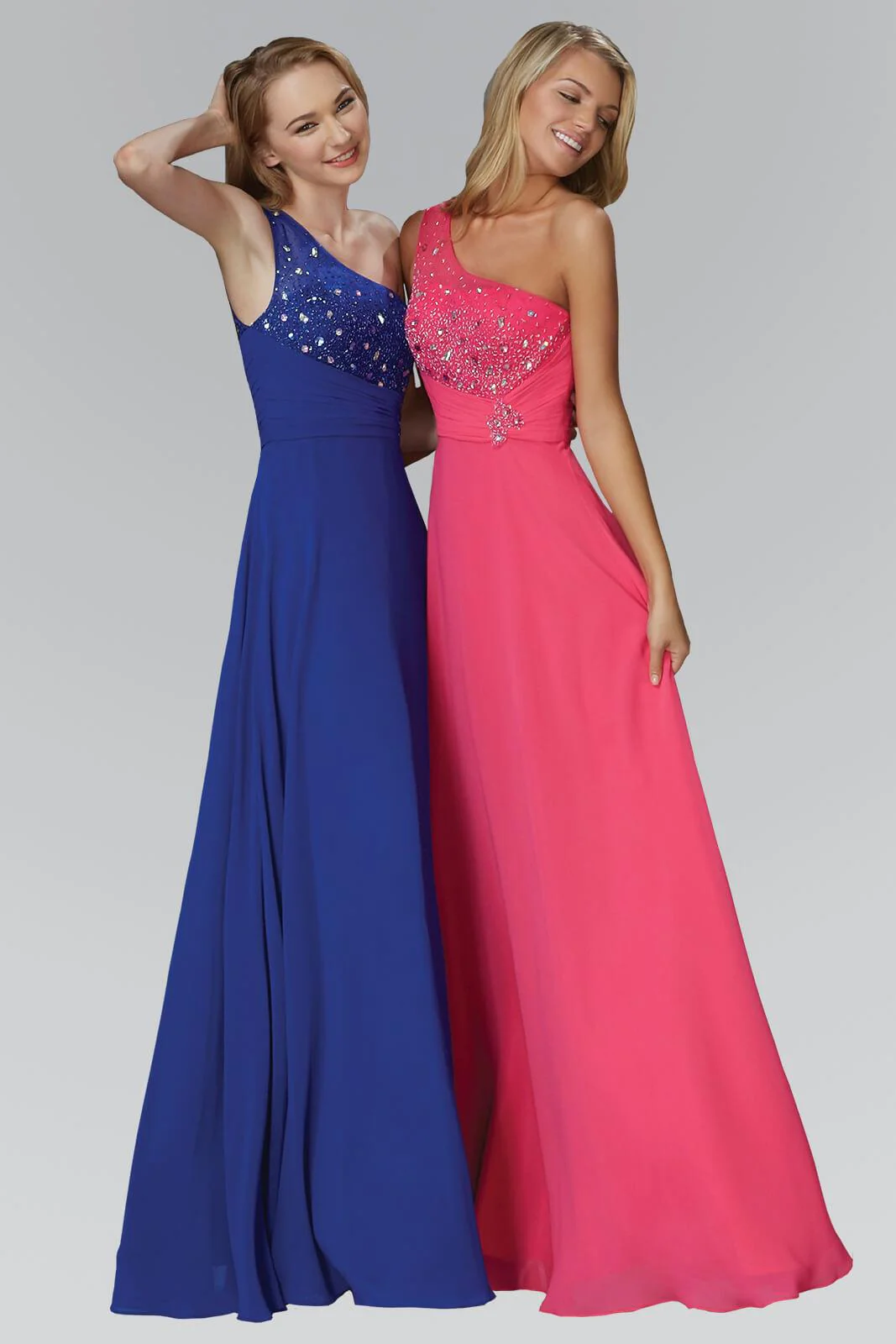 Prom Long Dress One Shoulder Evening Gown Sale