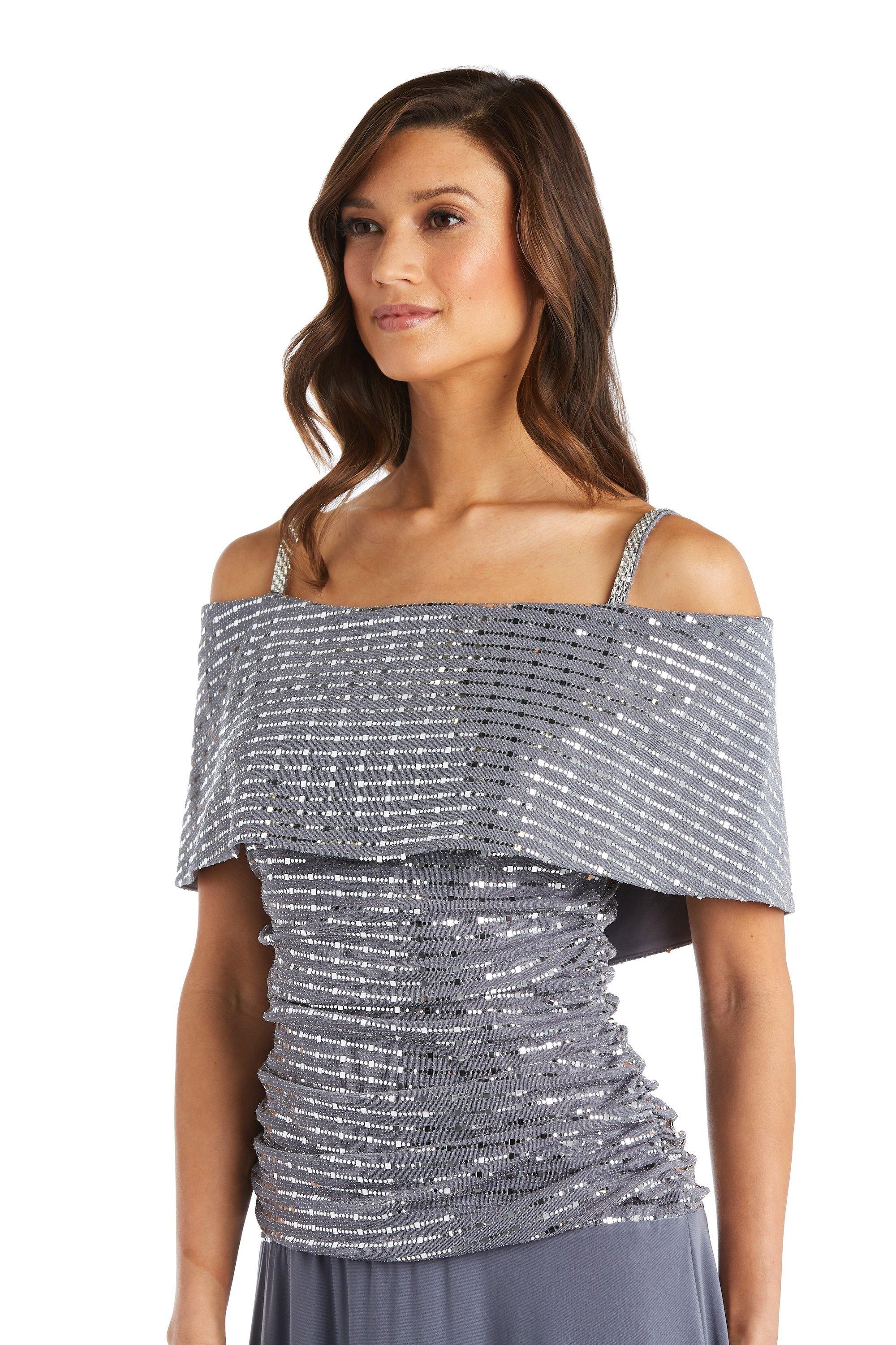 R&M Richards 7047 Long Formal Mother Of The Bride Dress