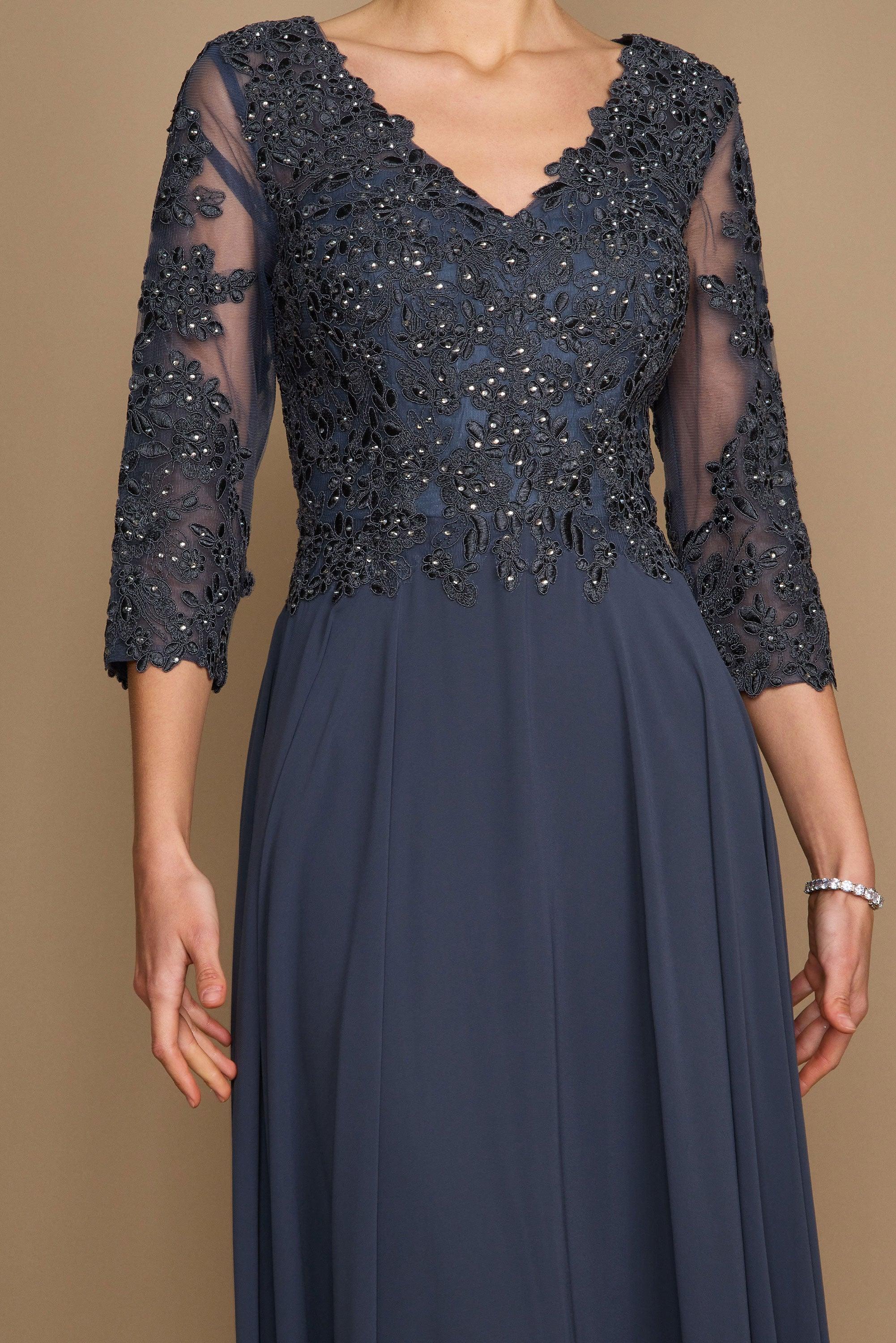 Dylan & Davids Long Formal Mother of the Bride Dress