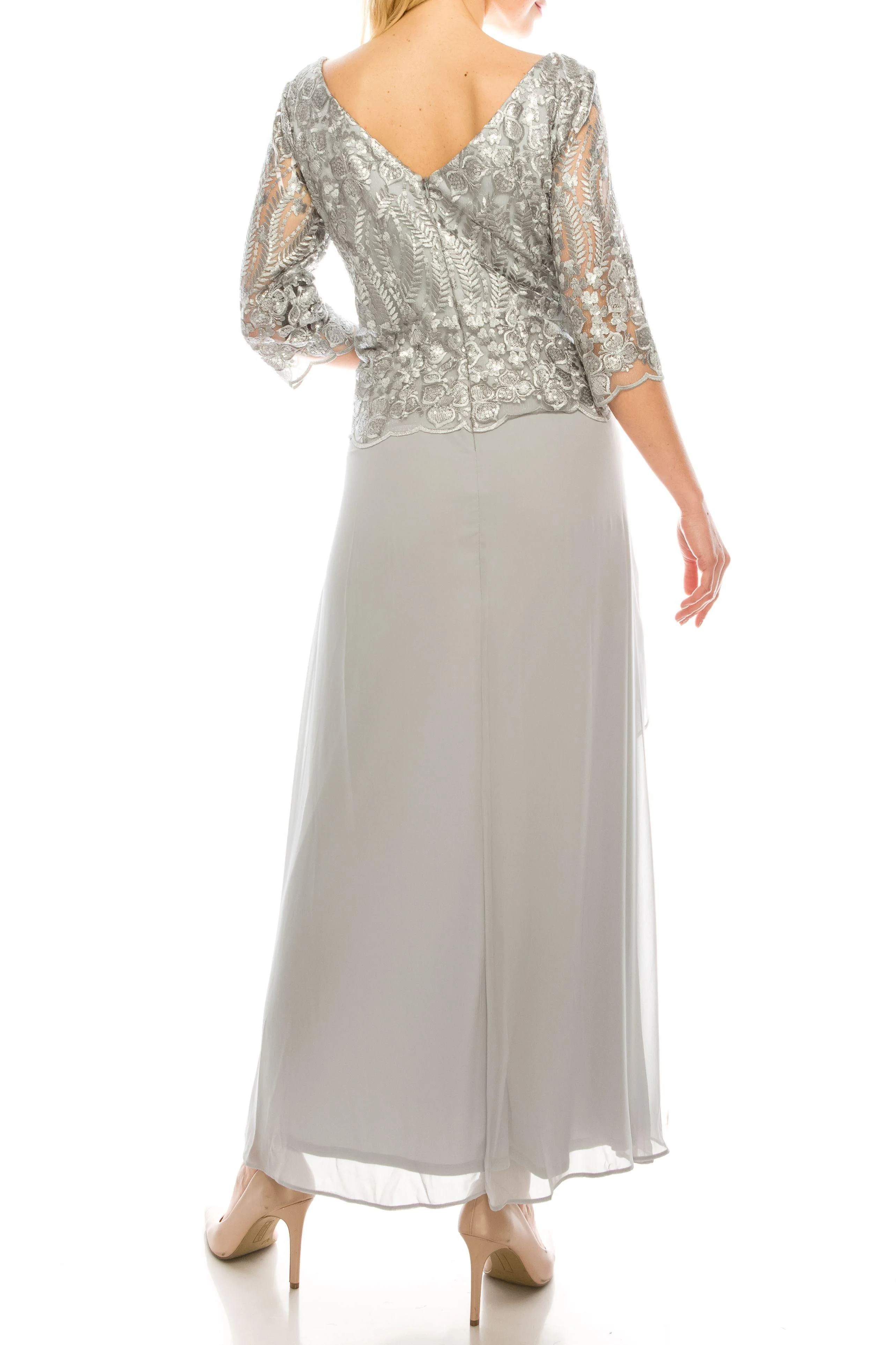 Le Bos Mother of the Bride Long Chiffon Dress 26963