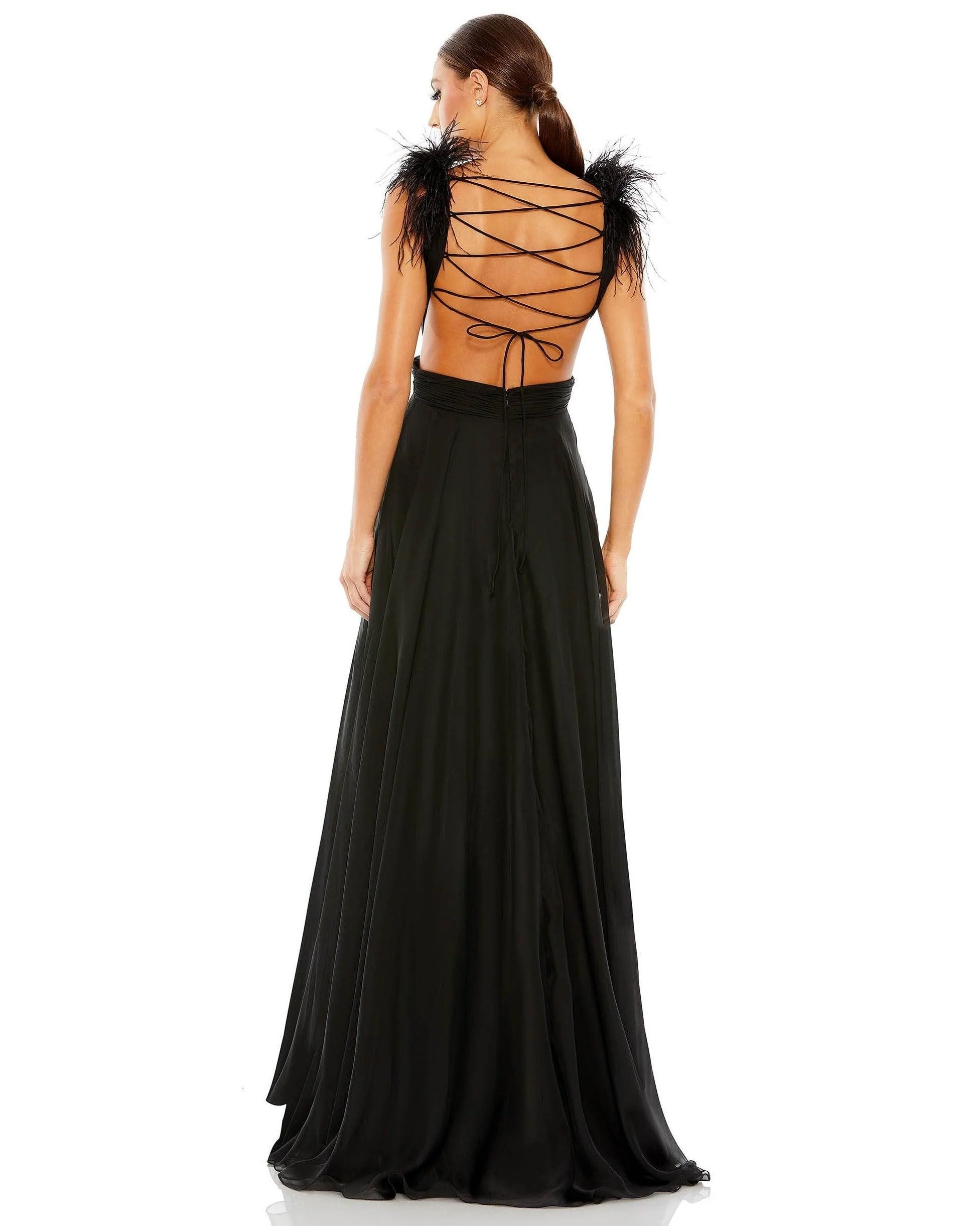 Mac Duggal Prom Long Formal Chiffon Dress Sale