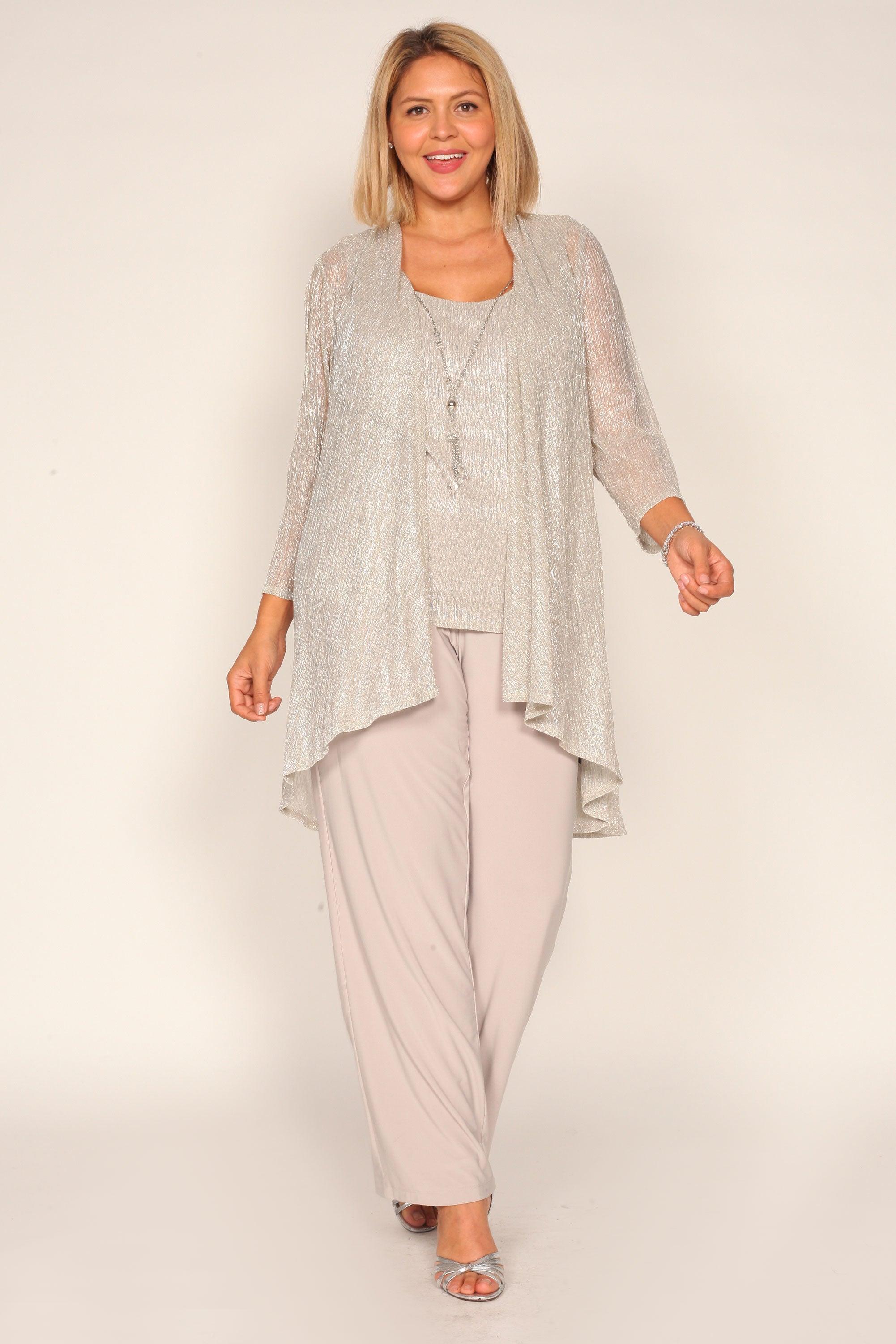 R&M Richards 7162P Formal Petite Pant Suit