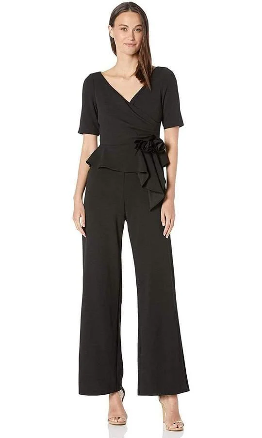 Adrianna Papell AP1E205587 Short Sleeve Jumpsuit