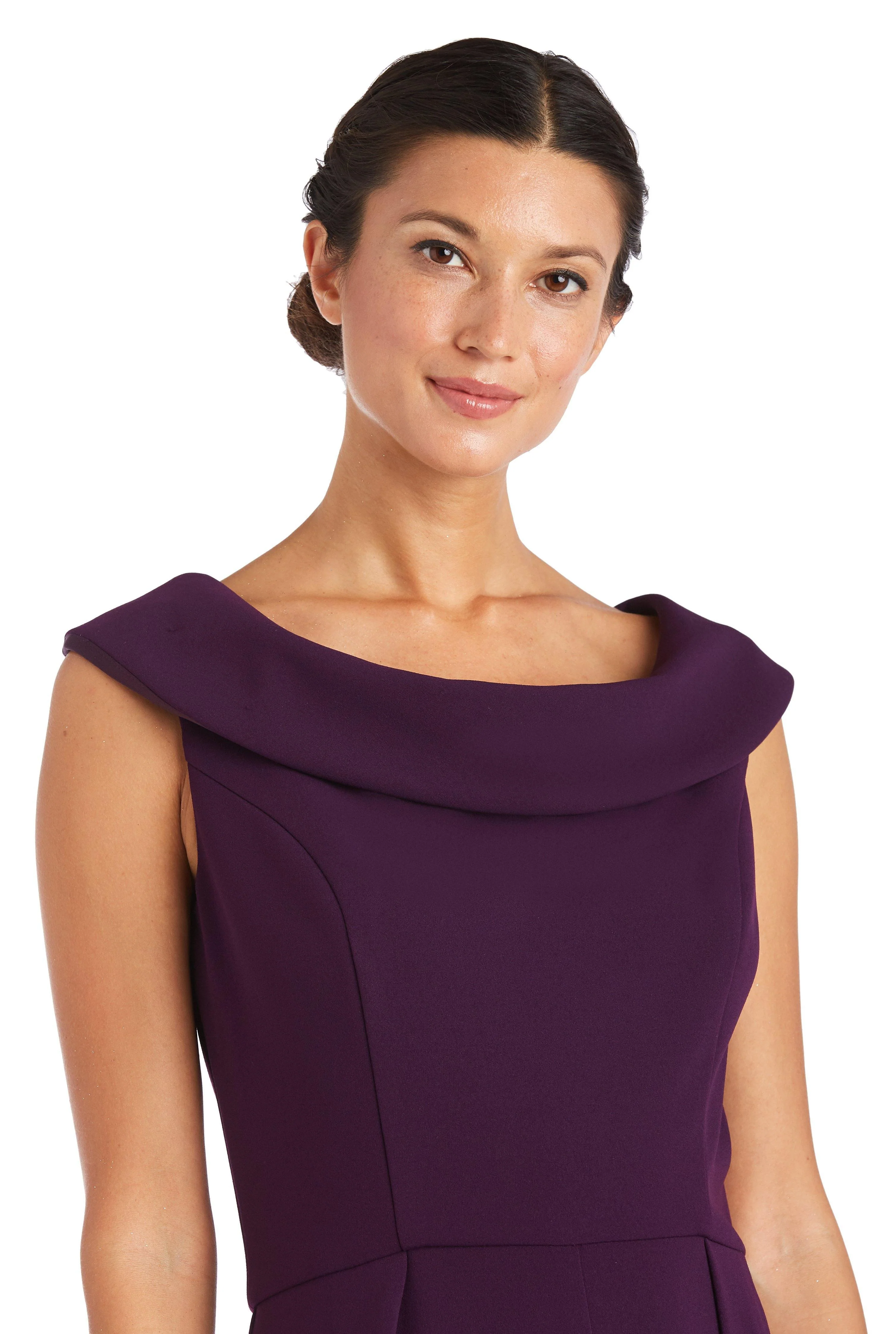 R&M Richards 2517P Petite Off Shoulder Jumpsuit Sale