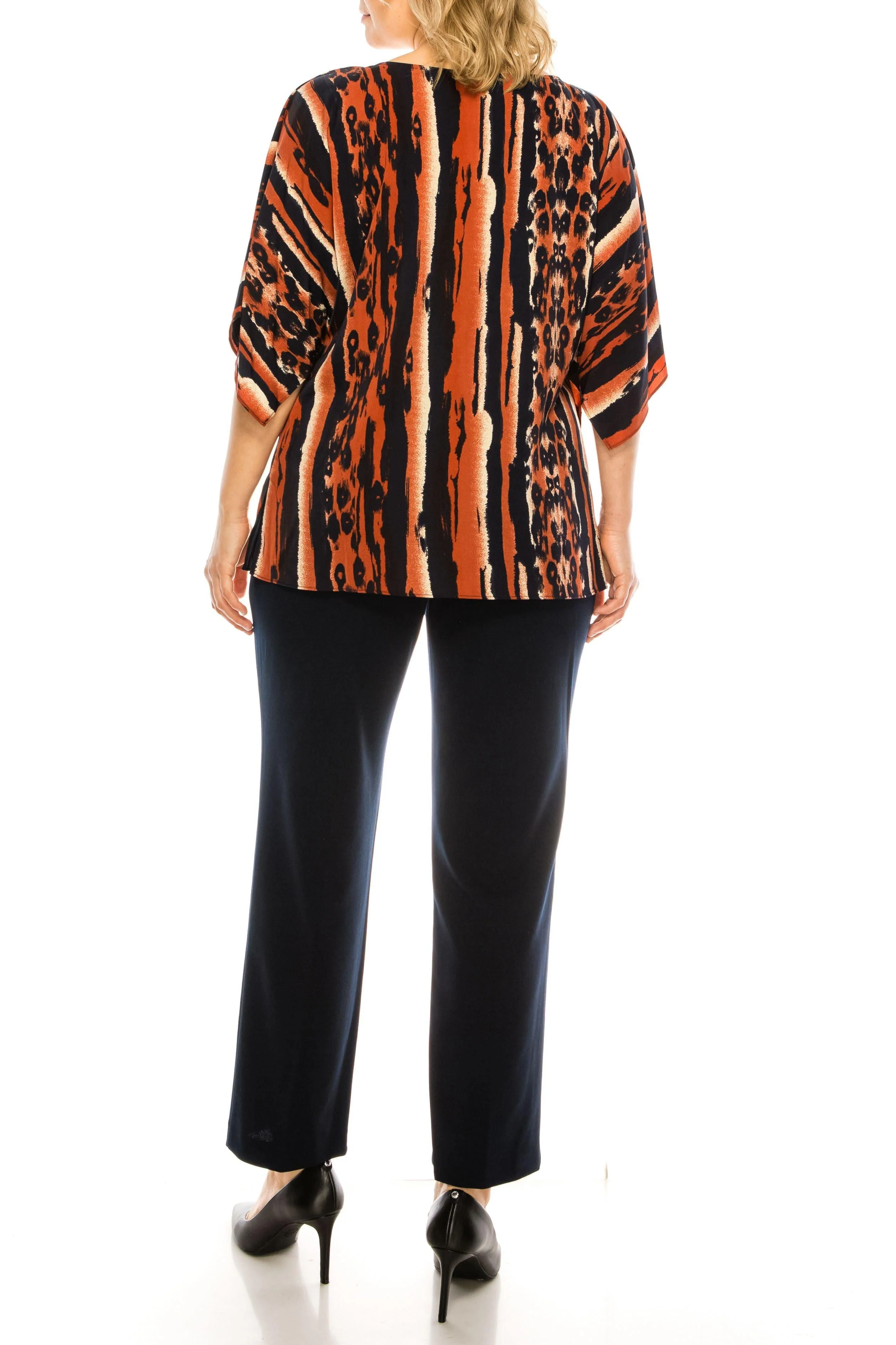 Maya Brooke Formal Two Piece Printed Pant Suit 28810