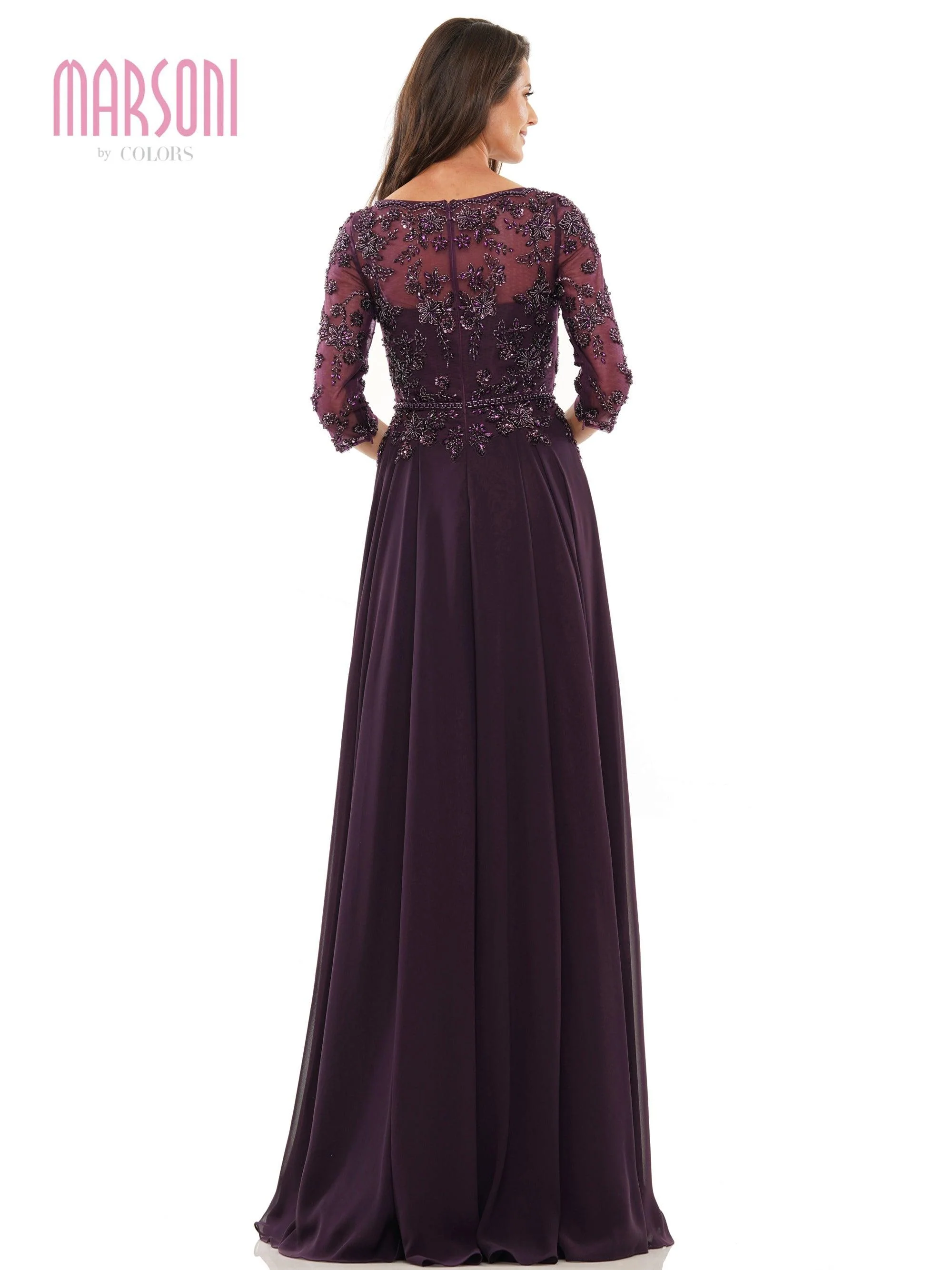 Marsoni Mother of the Bride Long Chiffon Dress Sale