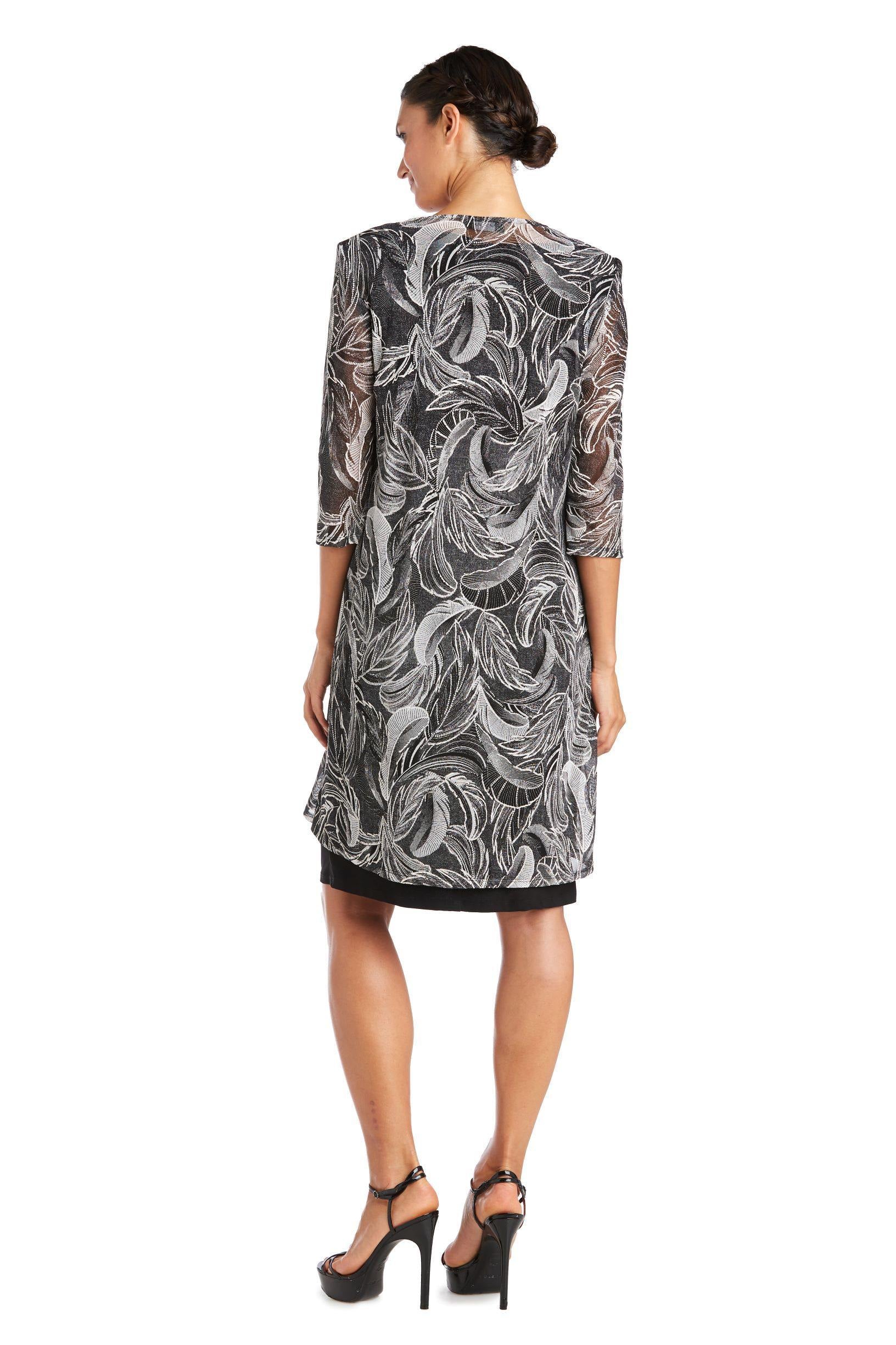 R&M Richards 7437 Short Mother Of The Bride Dress