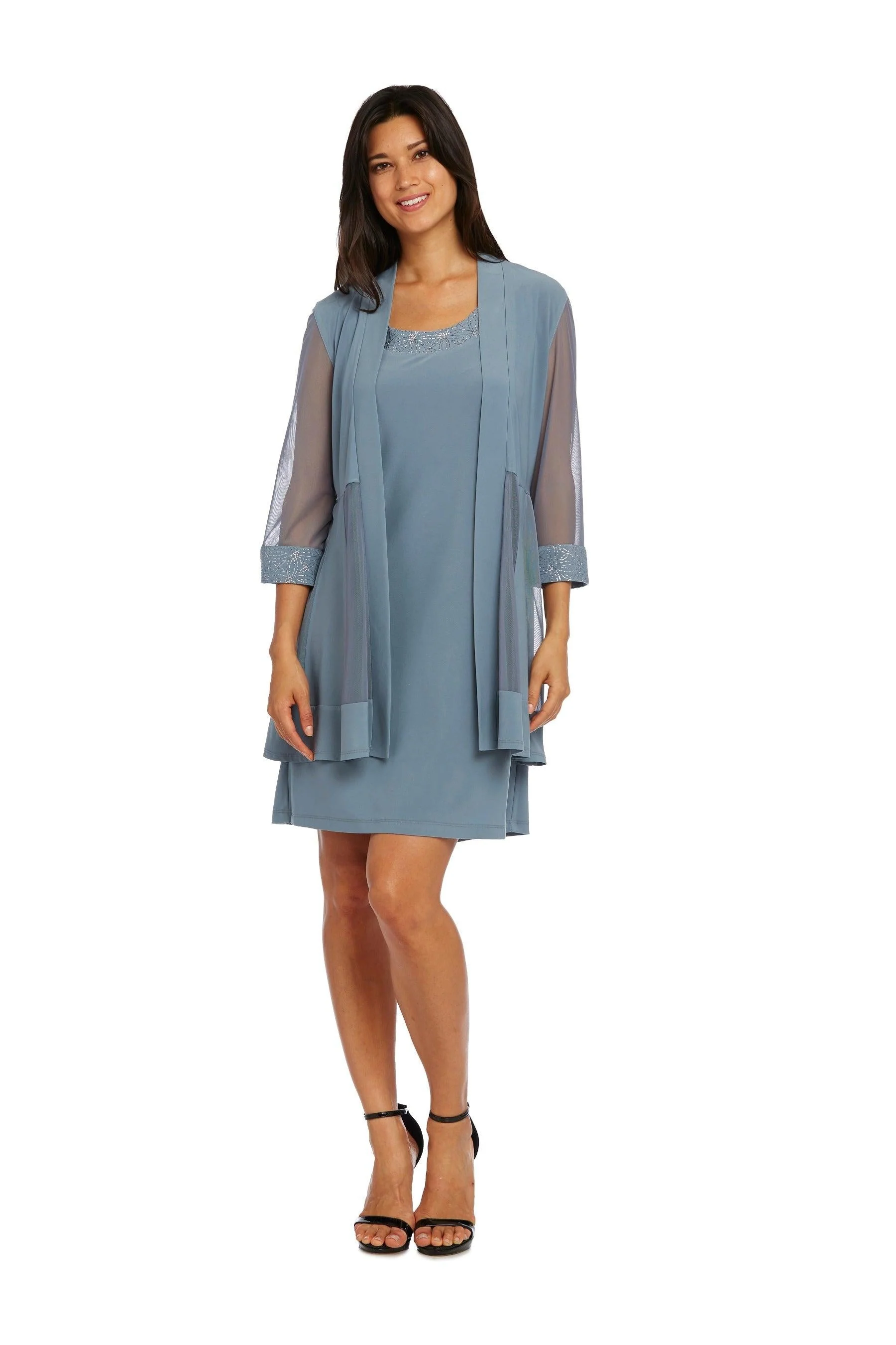 R&M Richards 8271P Short Formal Petite Jacket Dress