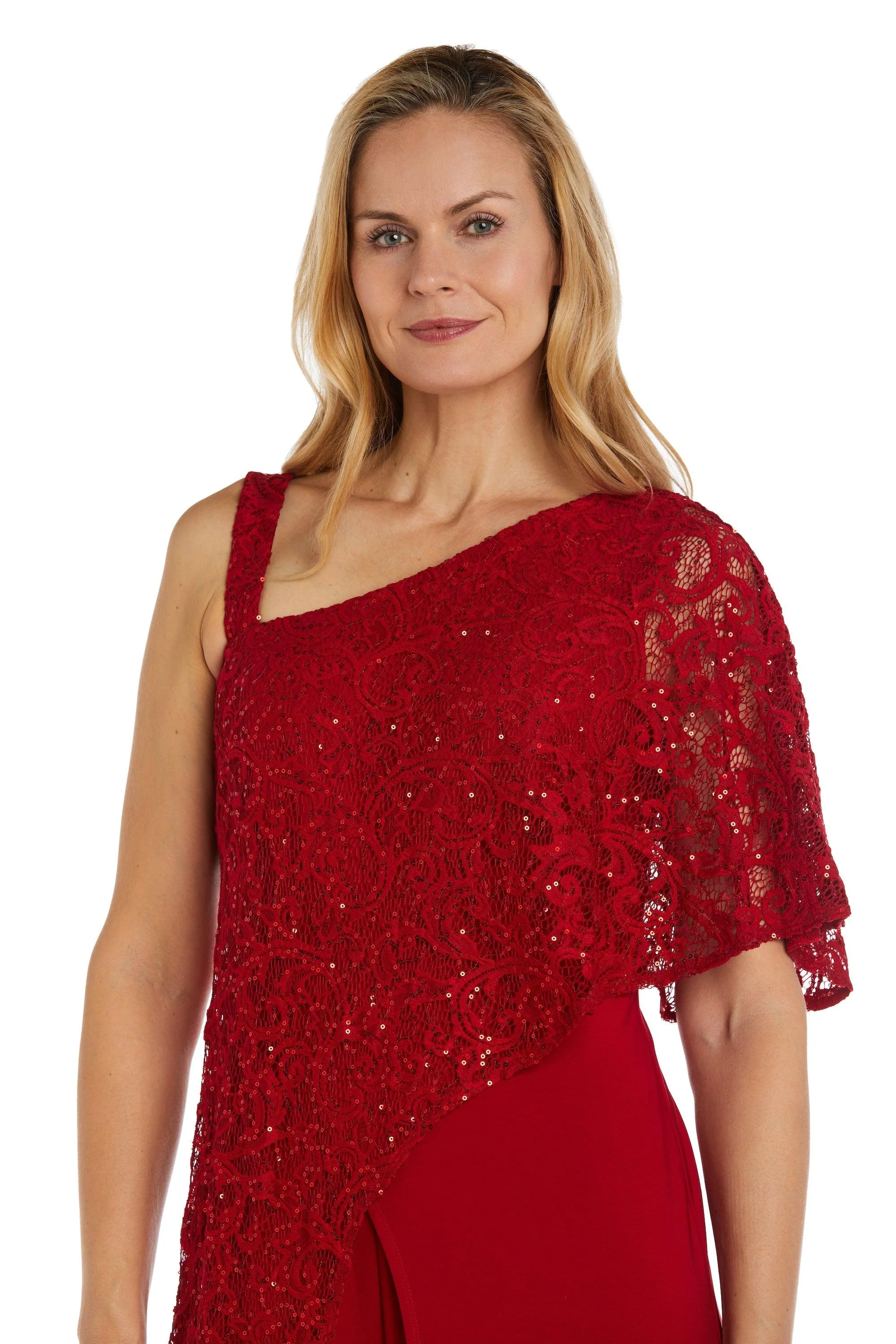 R&M Richards 3556 Asymmetric Evening Jumpsuit