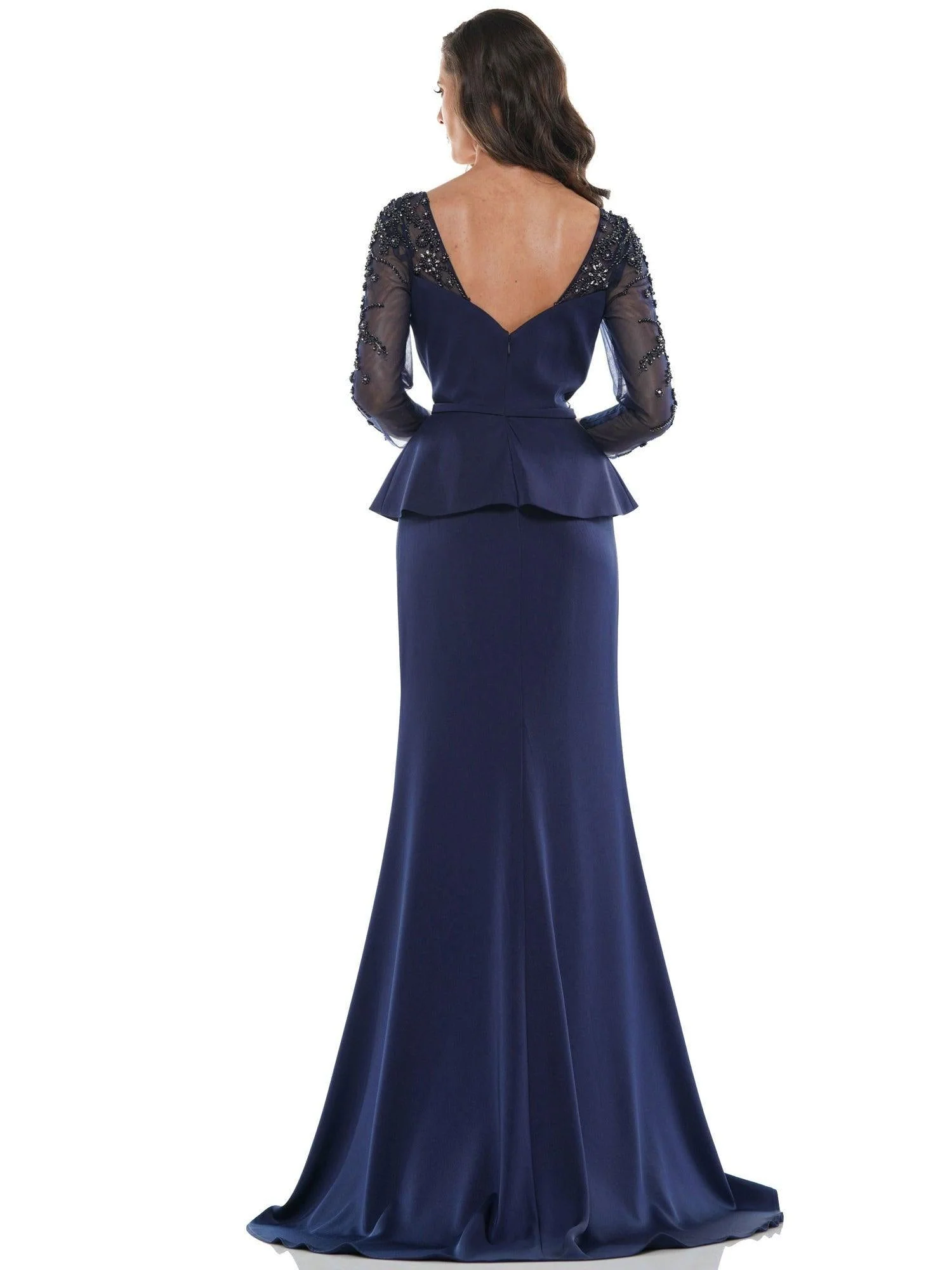 Marsoni Mother of the Bride Long Peplum Dress Sale