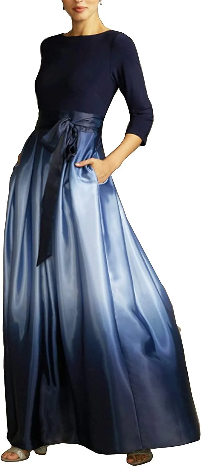 SL Fashion Long Ombre Formal Dress 9151111