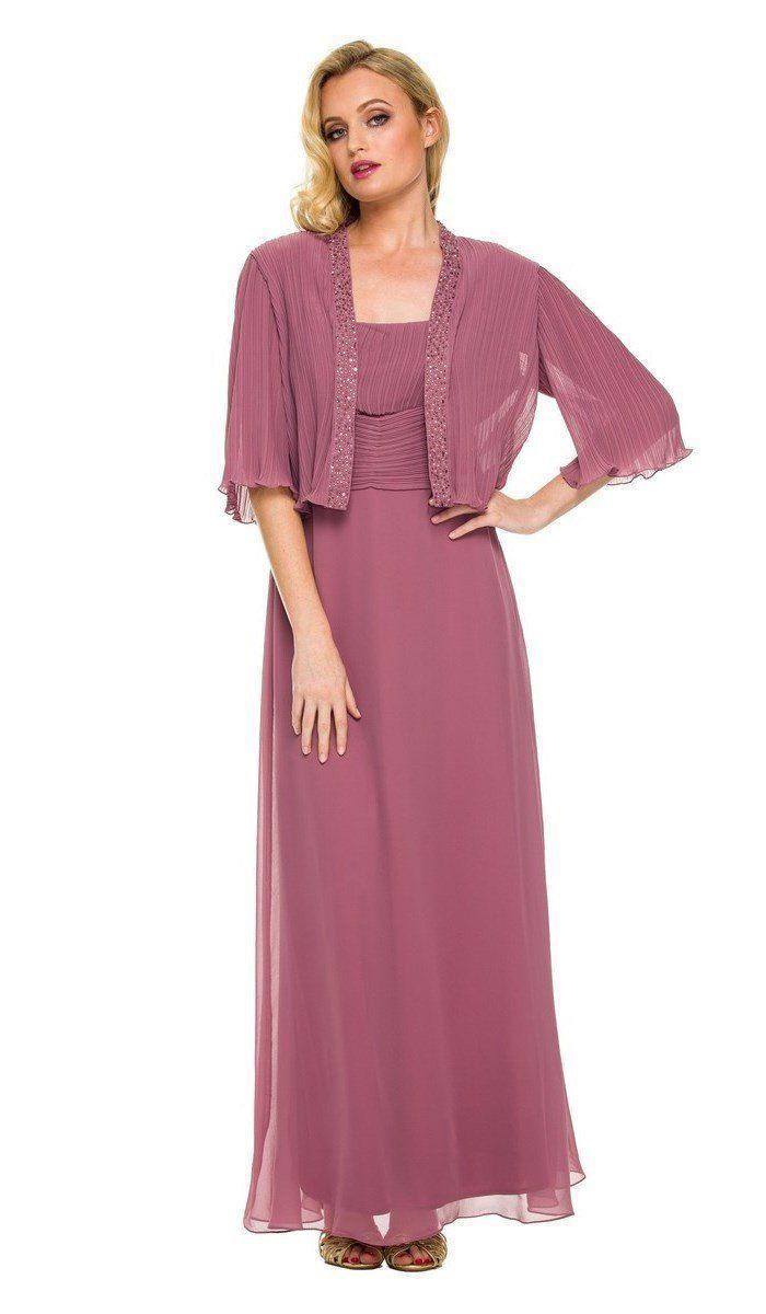 Long Mother of the Bride Dress With Jacket