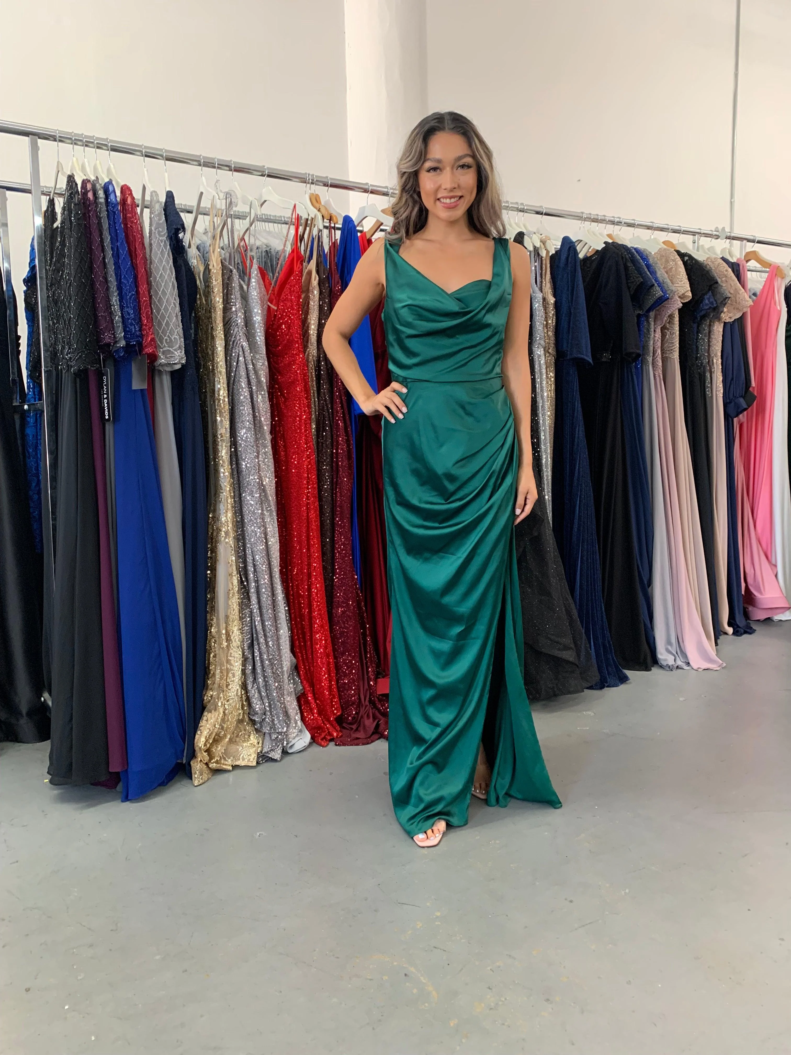 Sleeveless Long Formal Dress Size 8