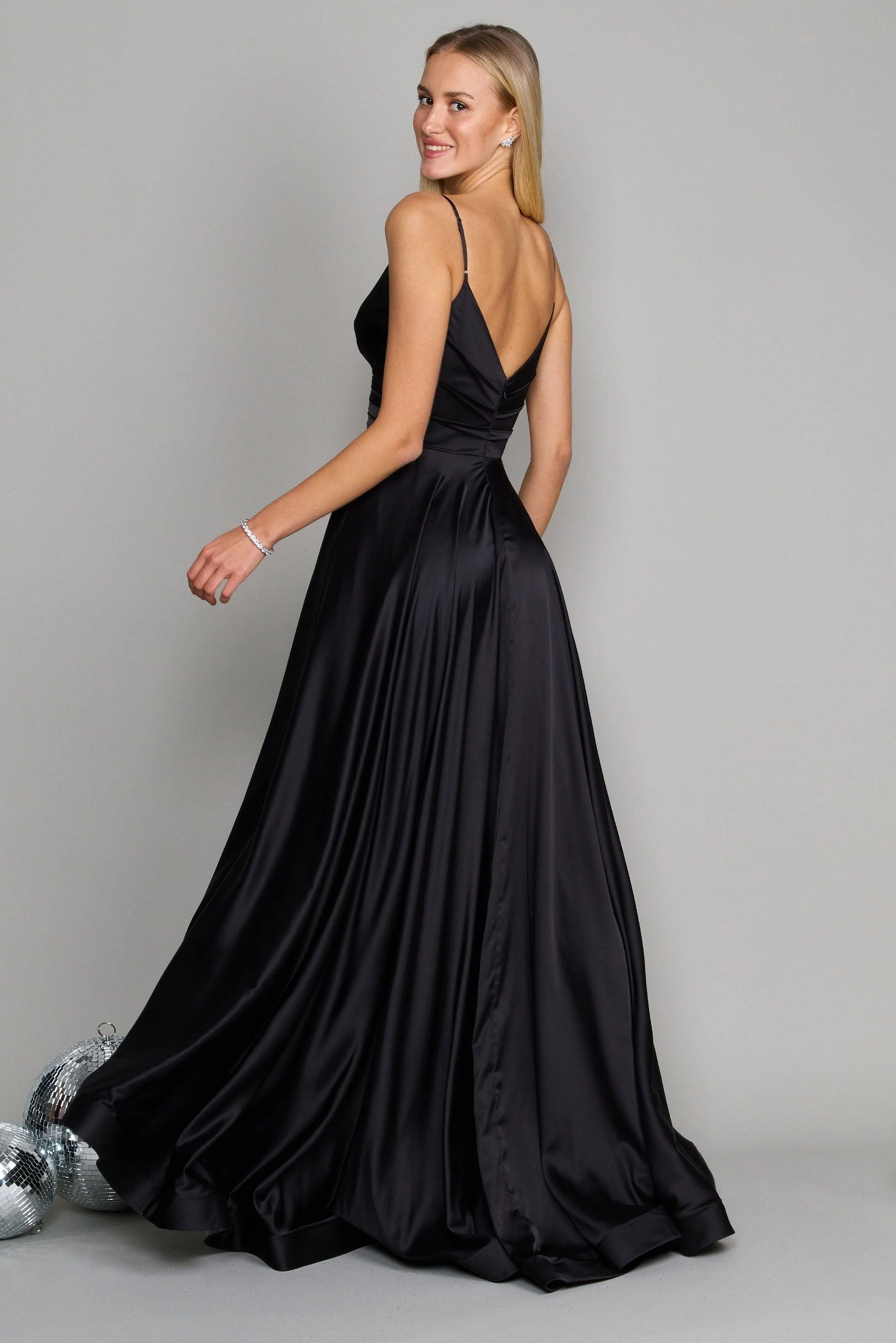 Dylan & Davids Long Spaghetti Strap Prom Formal Gown