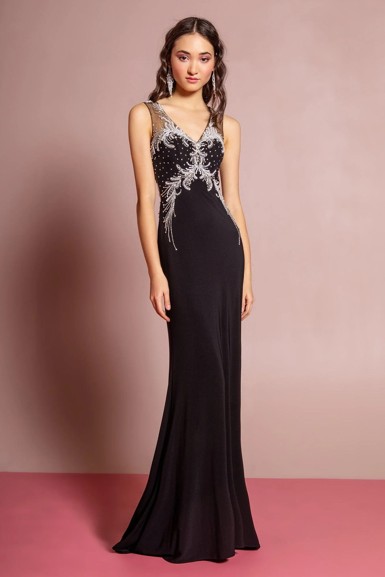 Prom Long Sleeveless Dress Evening Gown Sale