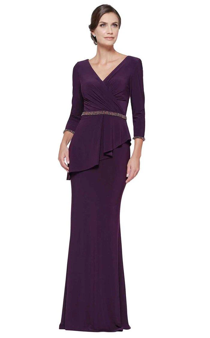Rina Di Montella Formal Long Sleeve Dress