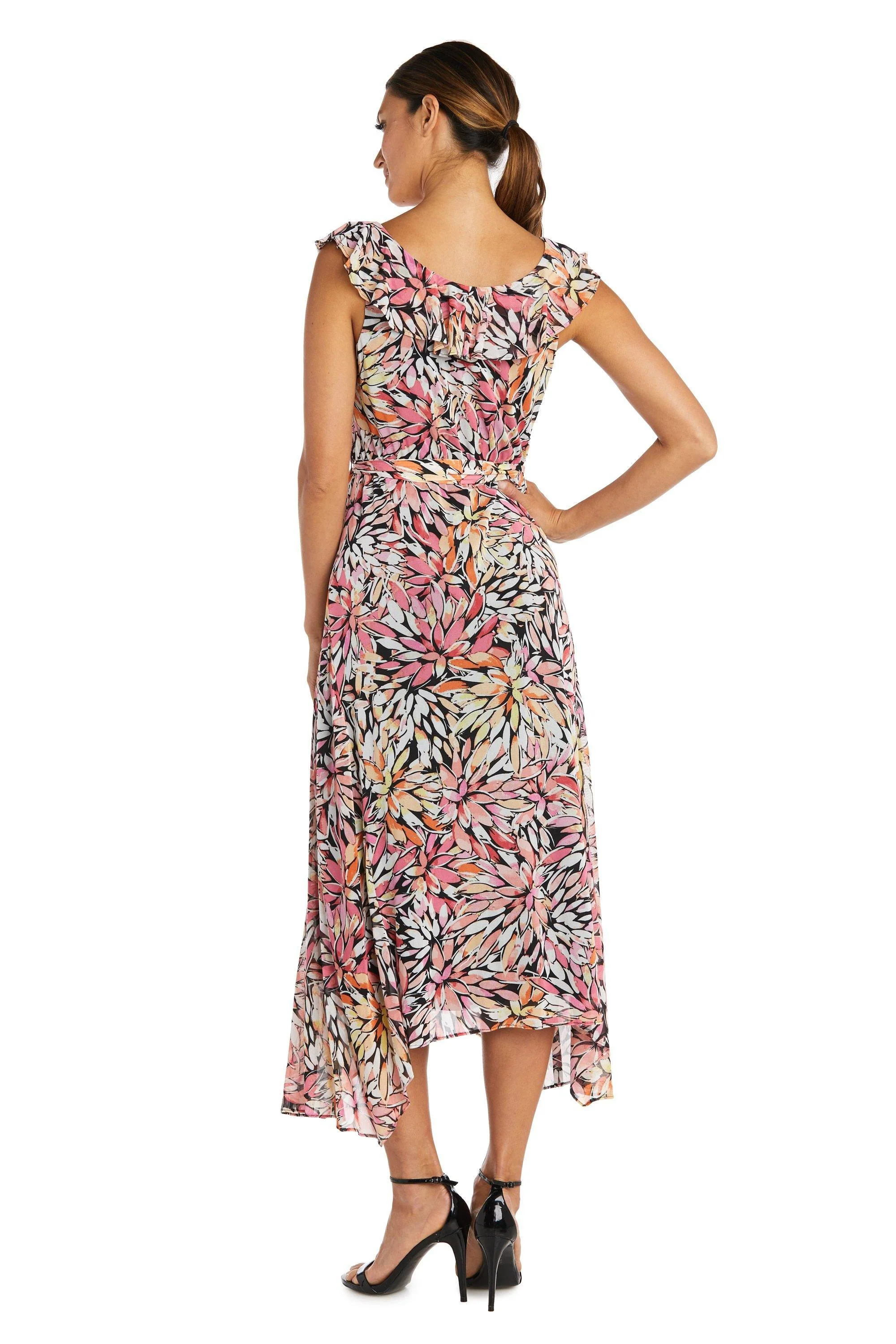 R&M Richards 7204 High Low Sleeveless Dress