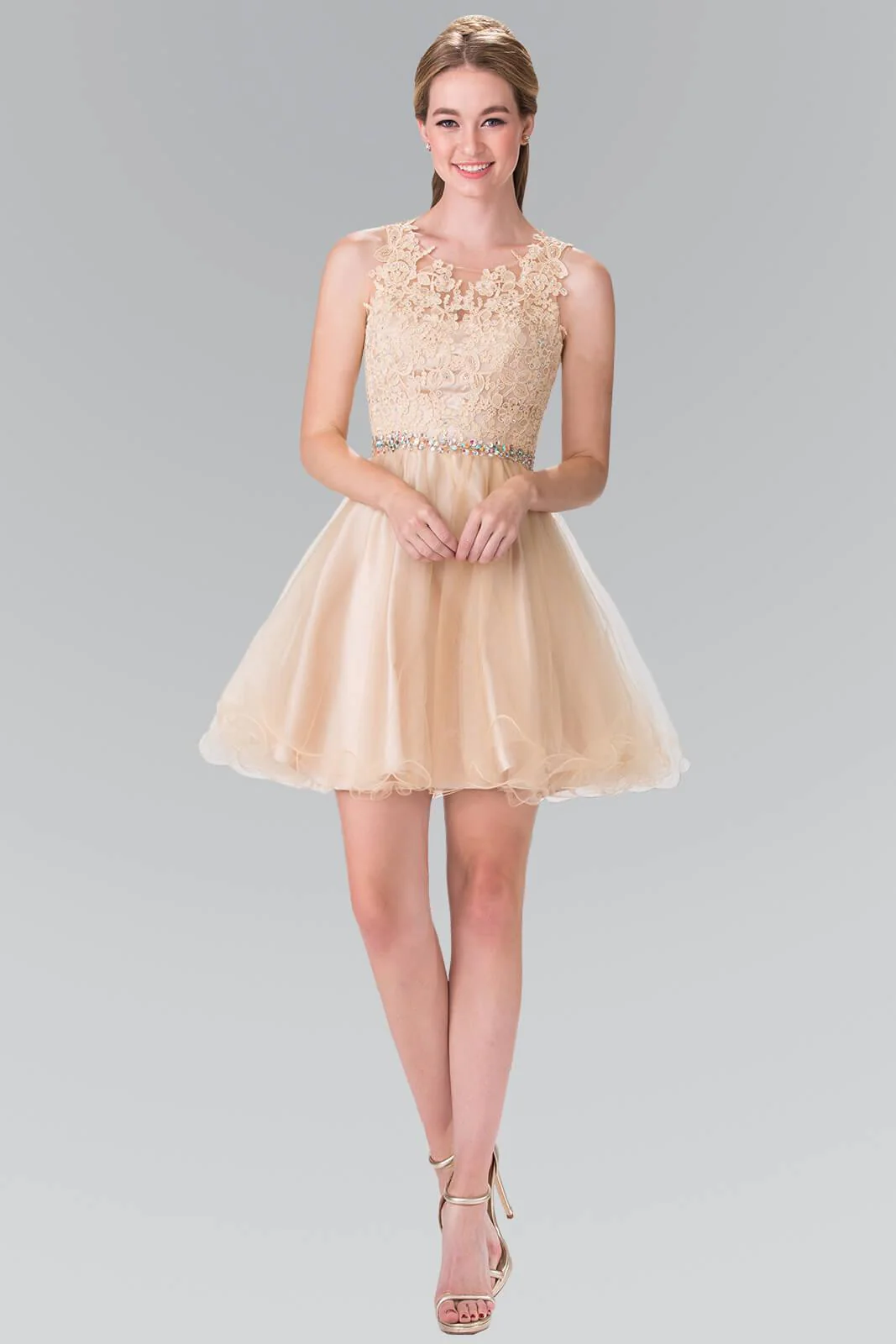 Sleeveless Prom Short Dress Homecoming
