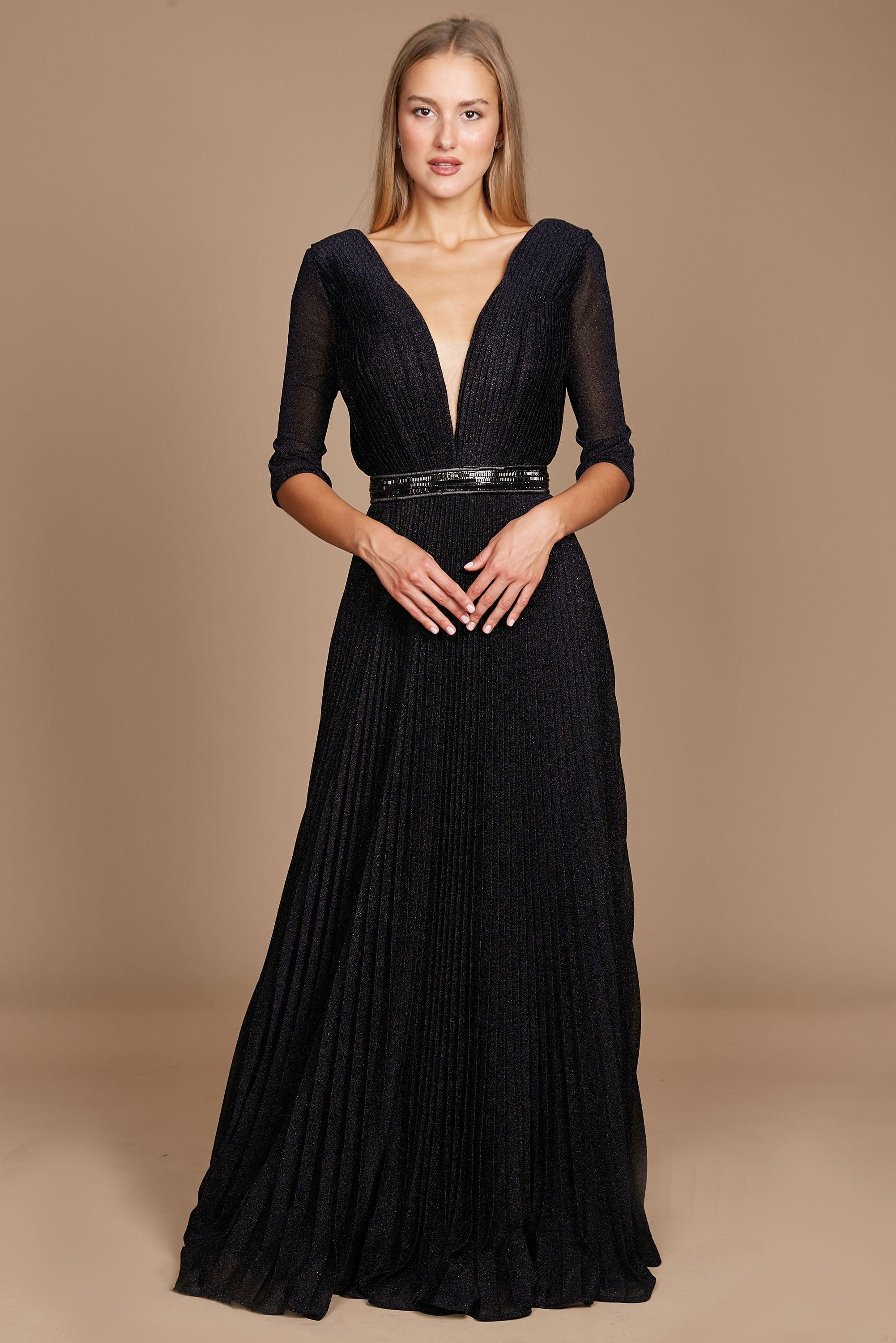 Dylan & Davids Long Sleeve Formal Evening Dress