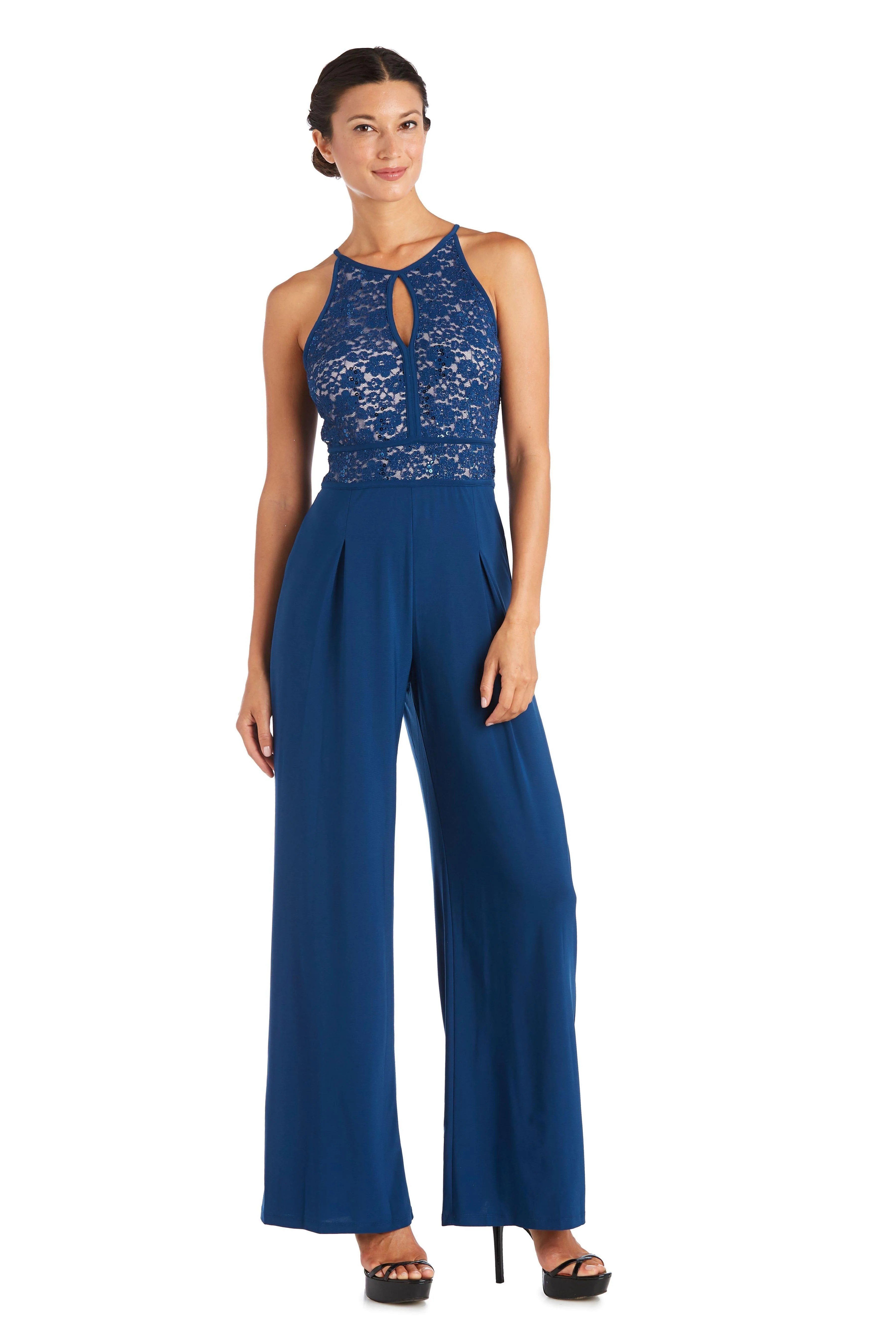 Nightway Lace Pant Jumpsuit Formal 21508