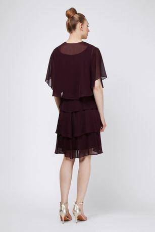 SL Fashions 9170184 Short Dress Cocktail Mother of the Bride