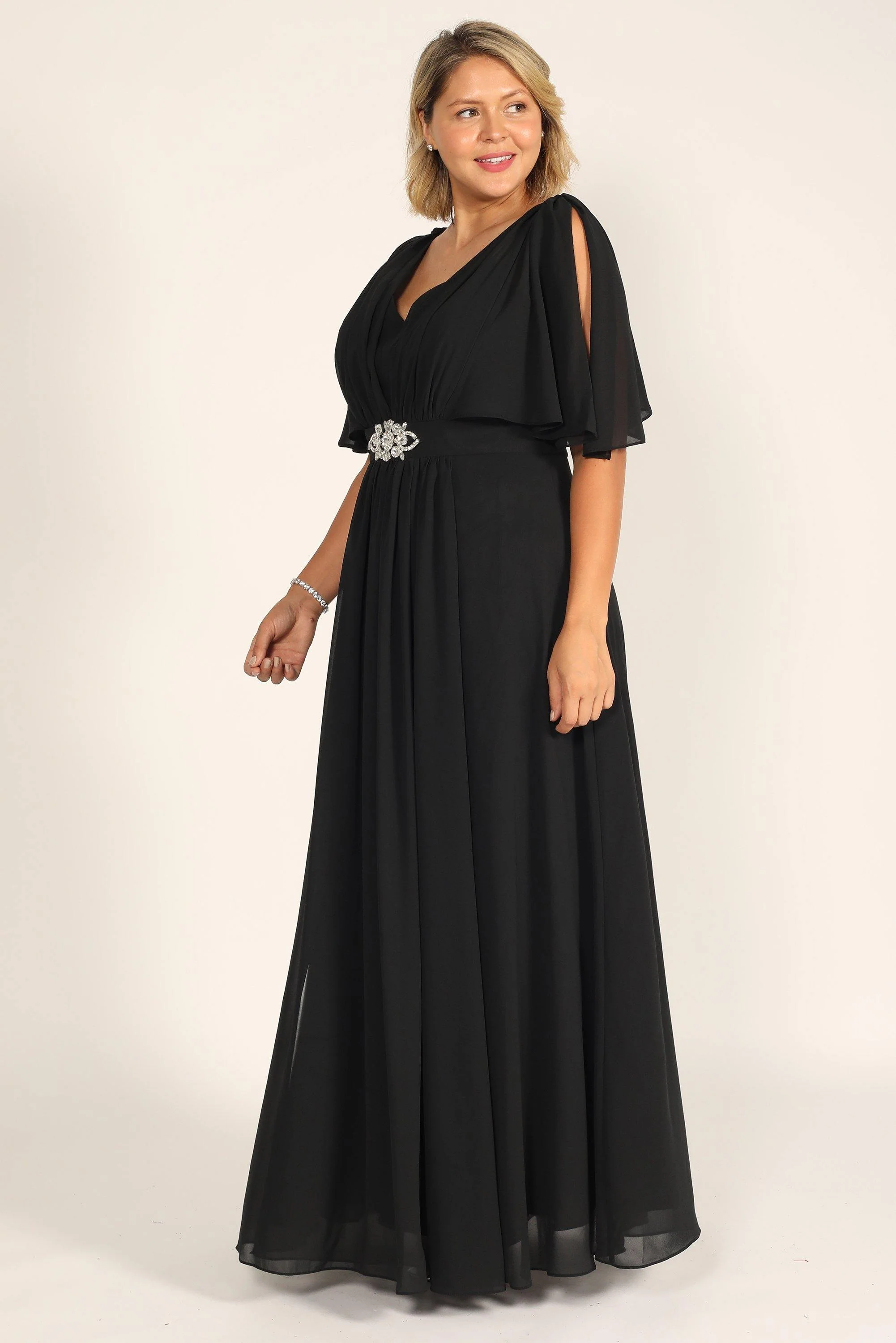 Dylan & Davids Long Formal Black Evening Dress