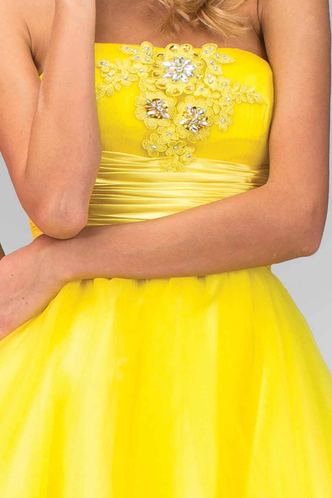 Strapless Short Prom Dress Homecoming
