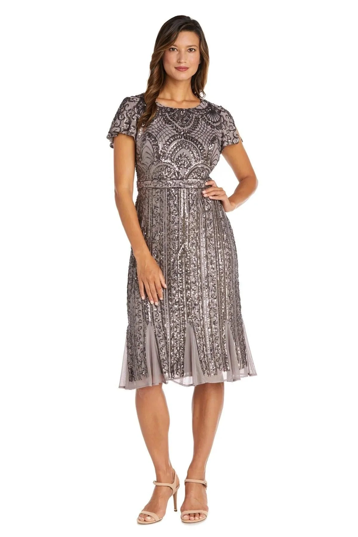 R&M Richards 7342 Short Mother Of The Bride Dress