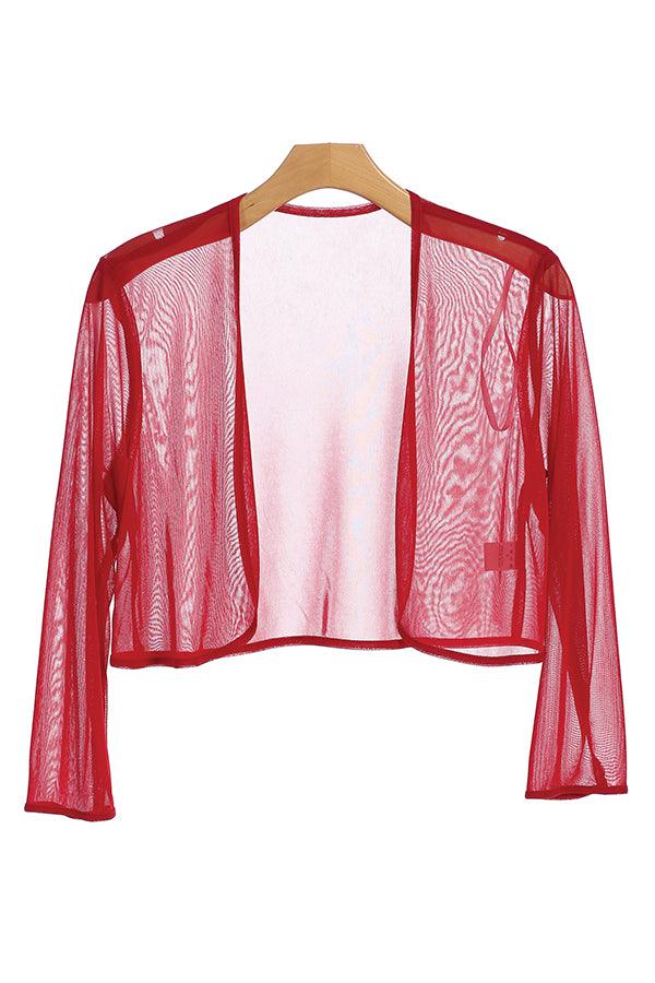 Formal Chiffon Bolero Jacket