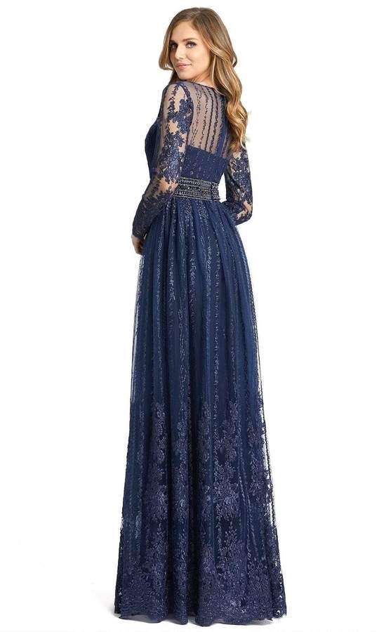 Mac Duggal Formal Long Sleeve Evening Dress Sale