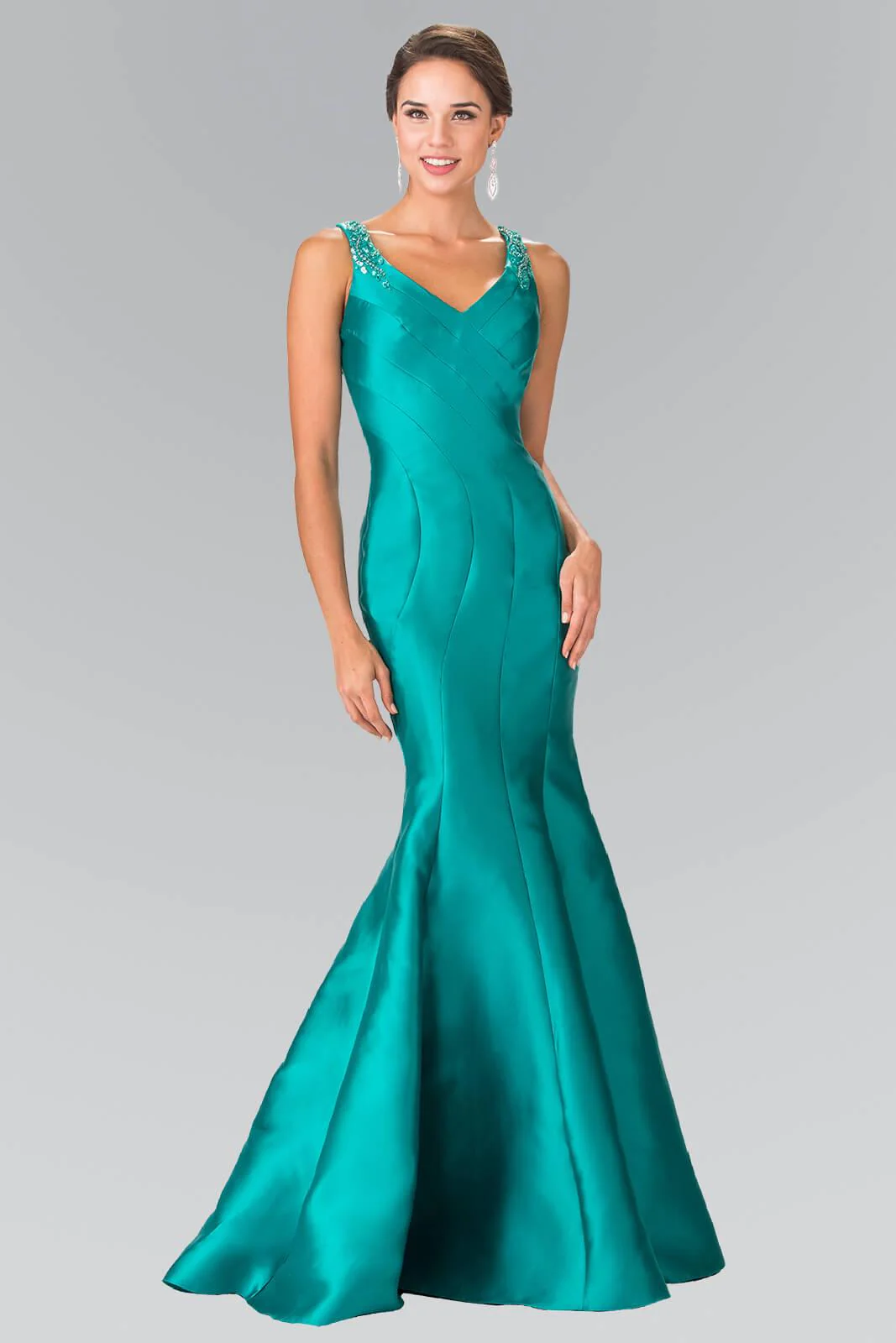 Prom Long Formal Sleeveless Mermaid Evening Dress