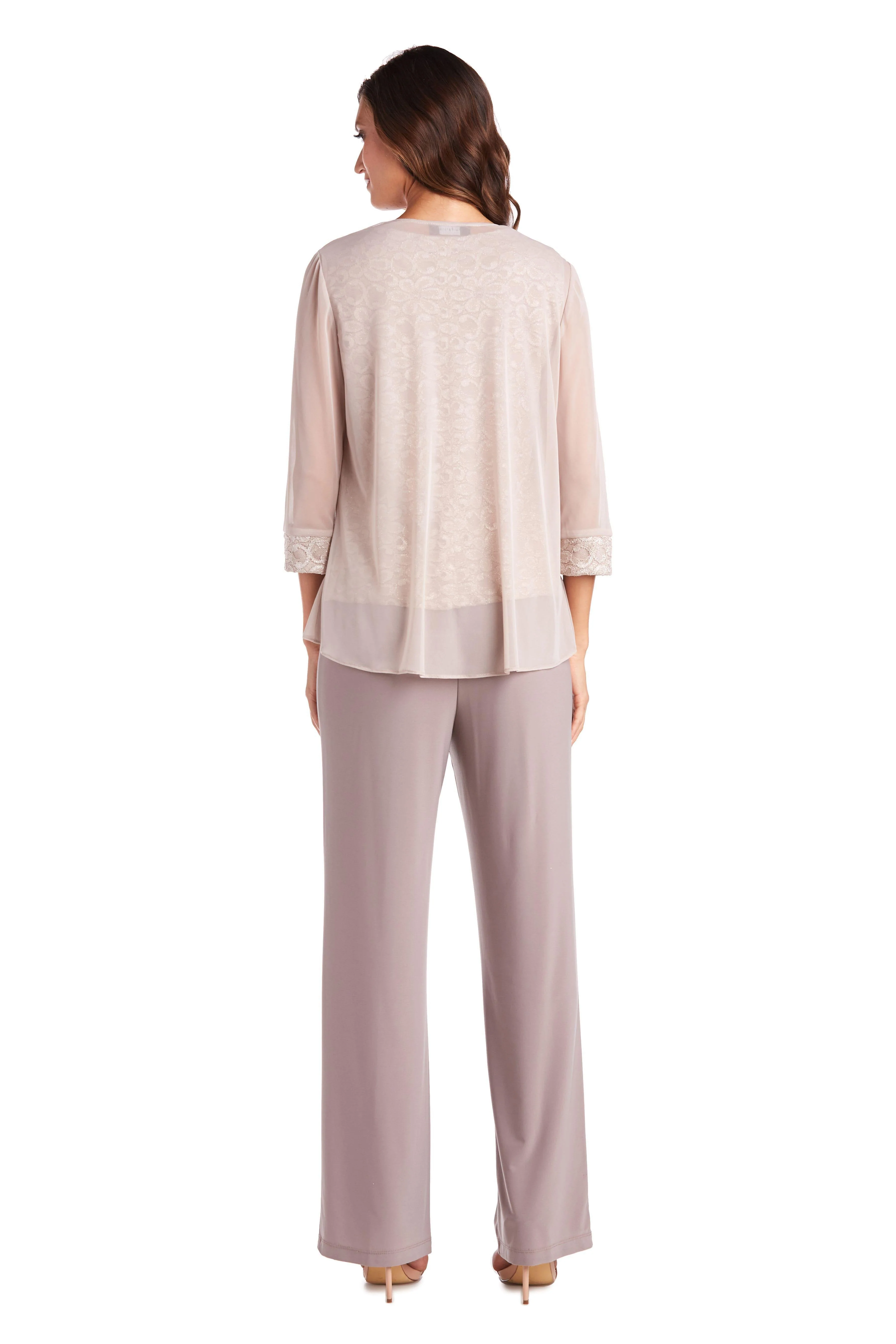 R&M Richards 5988 Two Piece Set Beaded Top