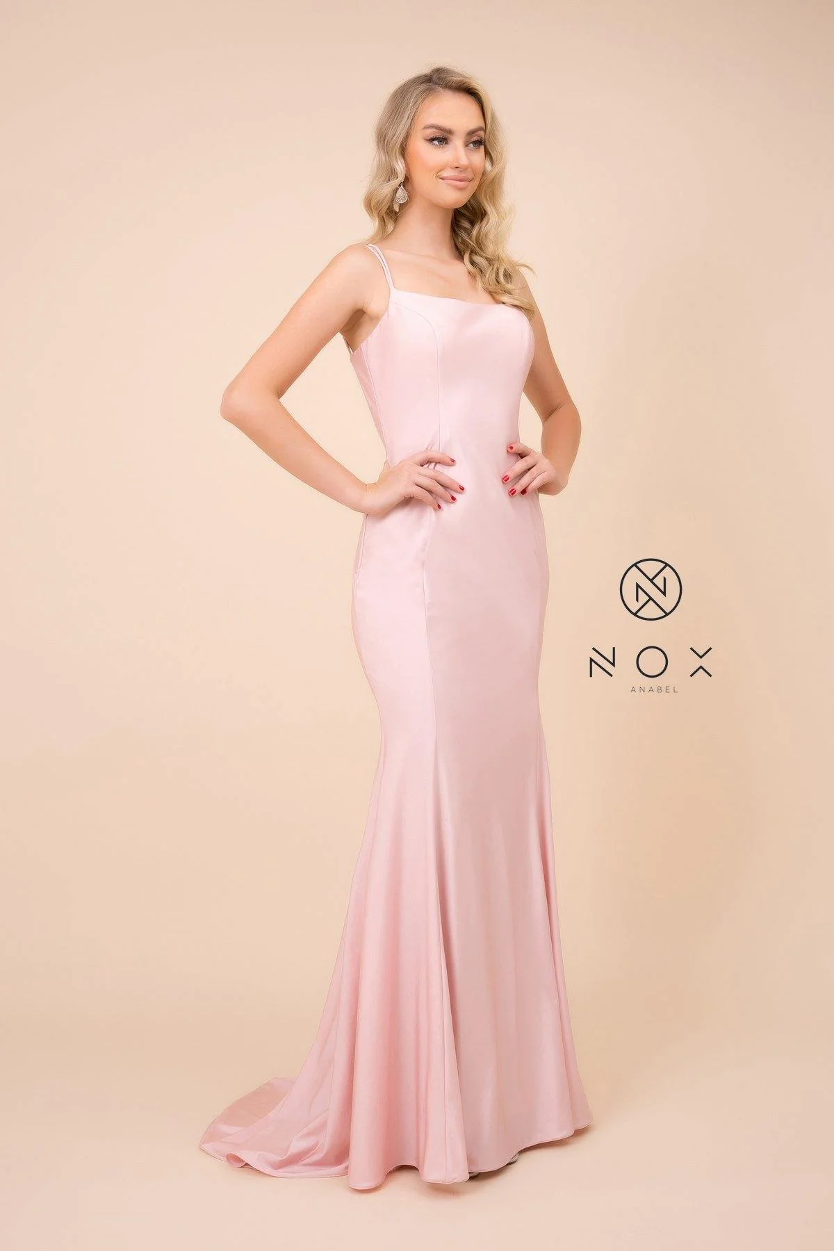 Long  Formal Prom Fitted Evening Dress