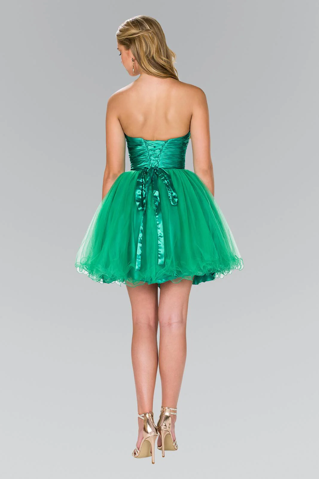 Strapless Prom Short Dress Homecoming