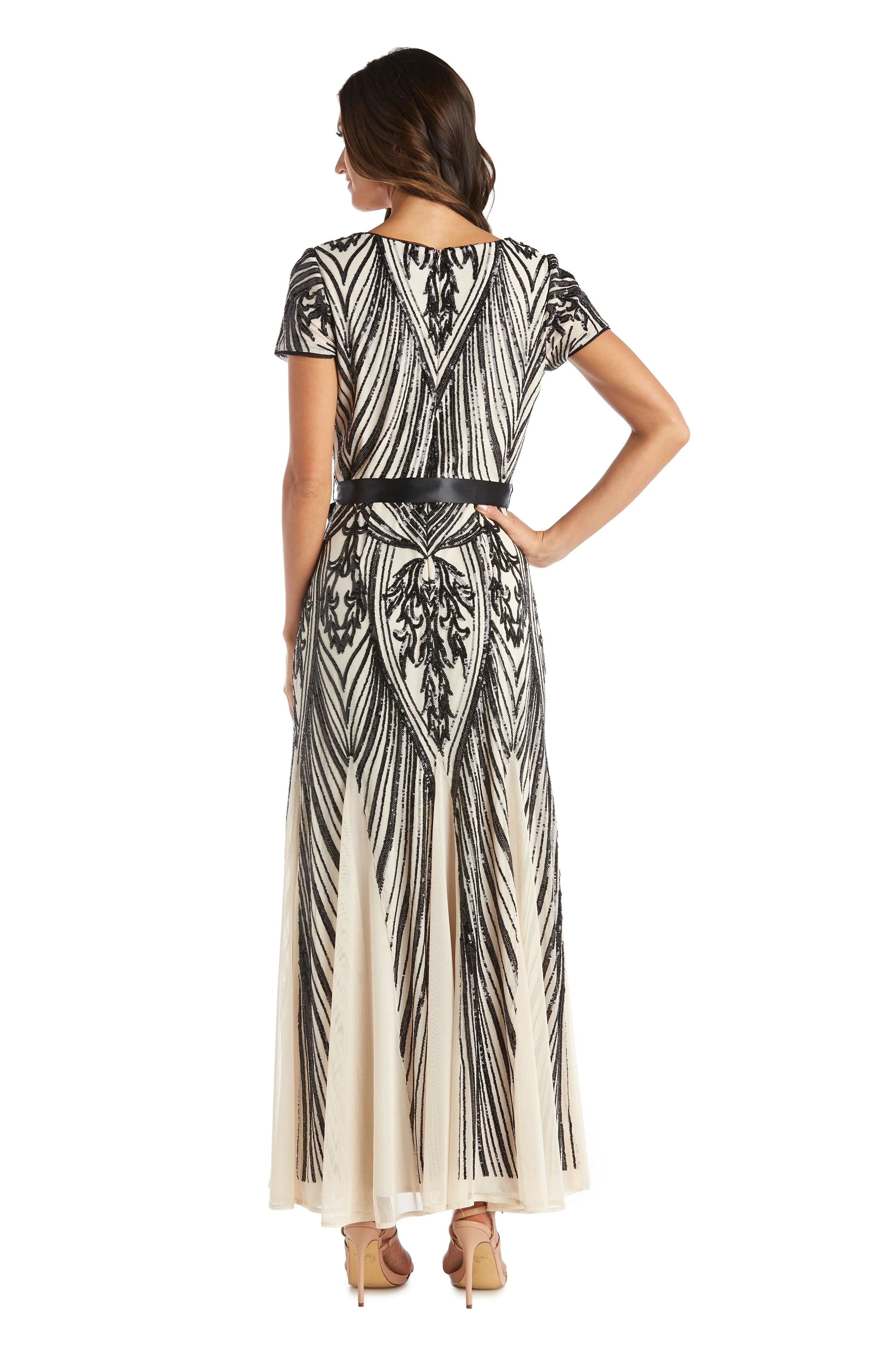 R&M Richards 7385 Long Mother Of The Bride Dress