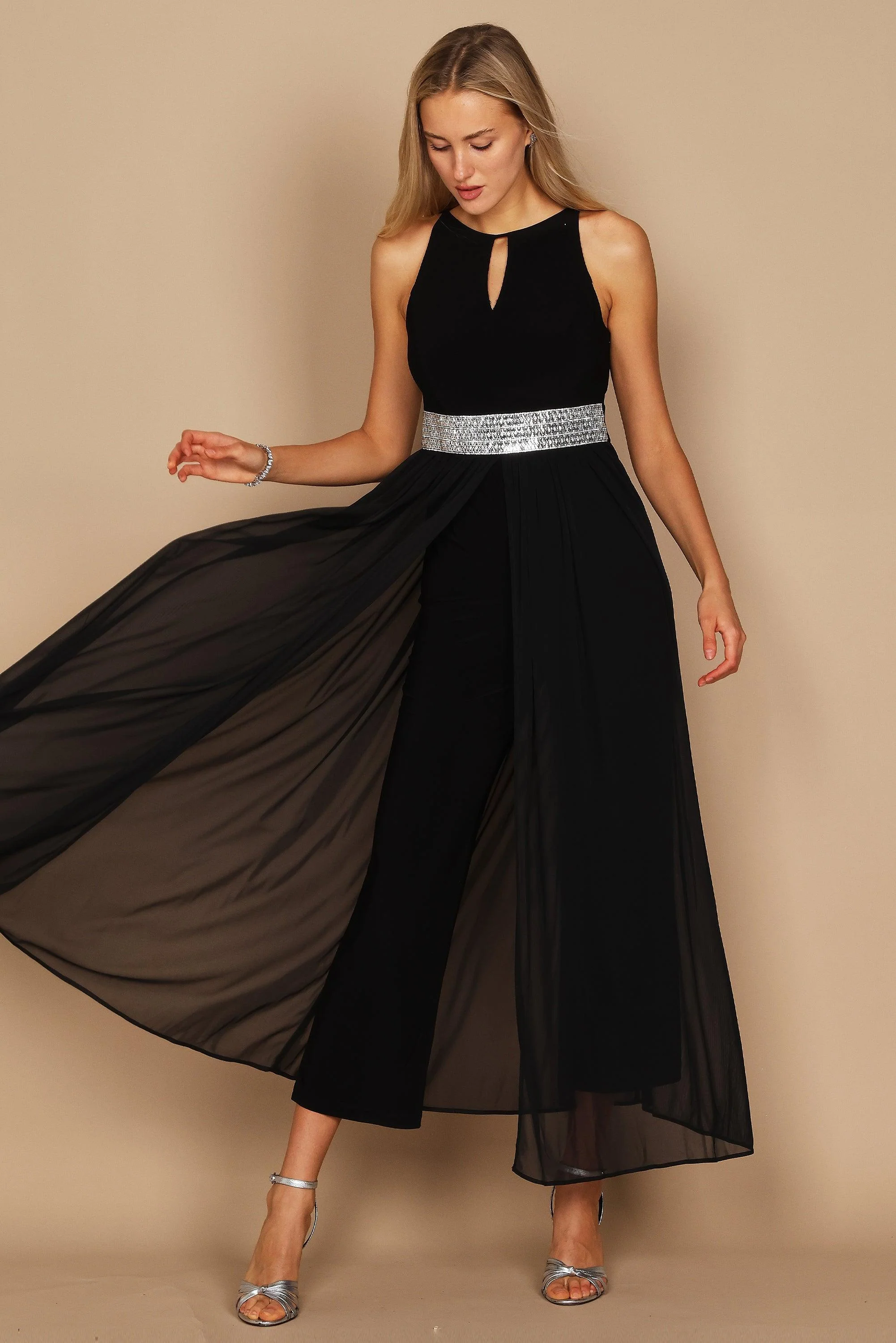 R&M Richards 5375 Long Formal Pant Jumpsuit