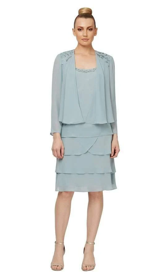 SL Fashions 9120256 Short Mother of the Bride Dress Sale