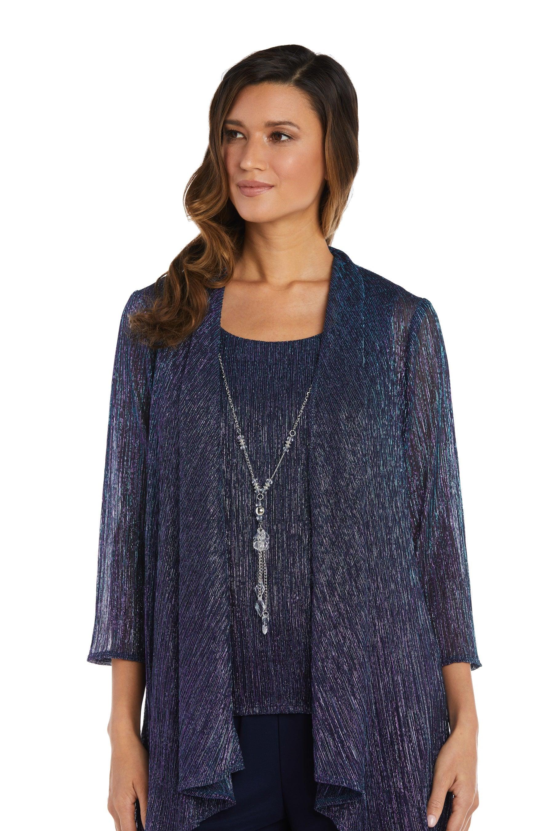 R&M Richards 7162P Formal Petite Pant Suit