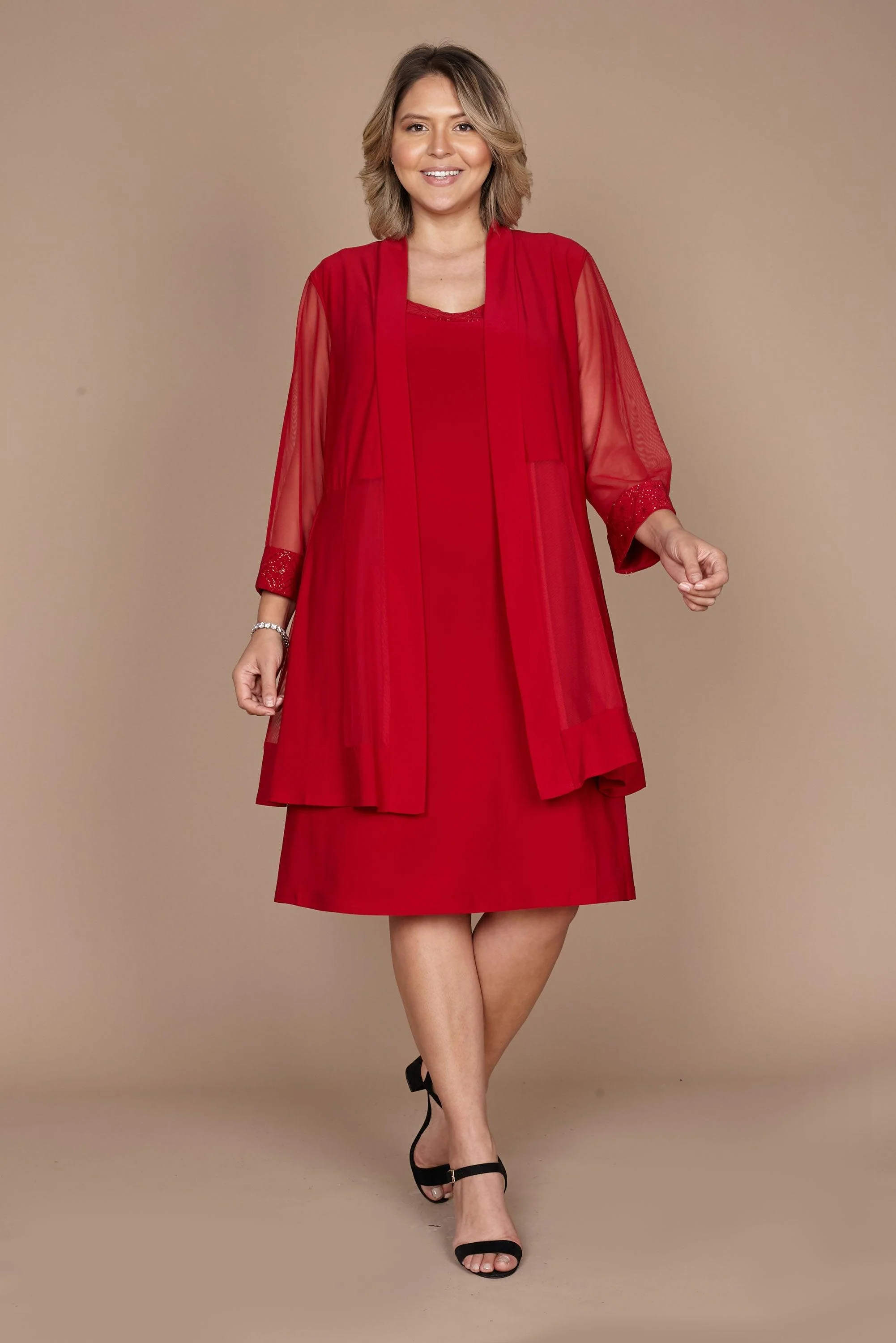 R&M Richards 8271P Short Formal Petite Jacket Dress