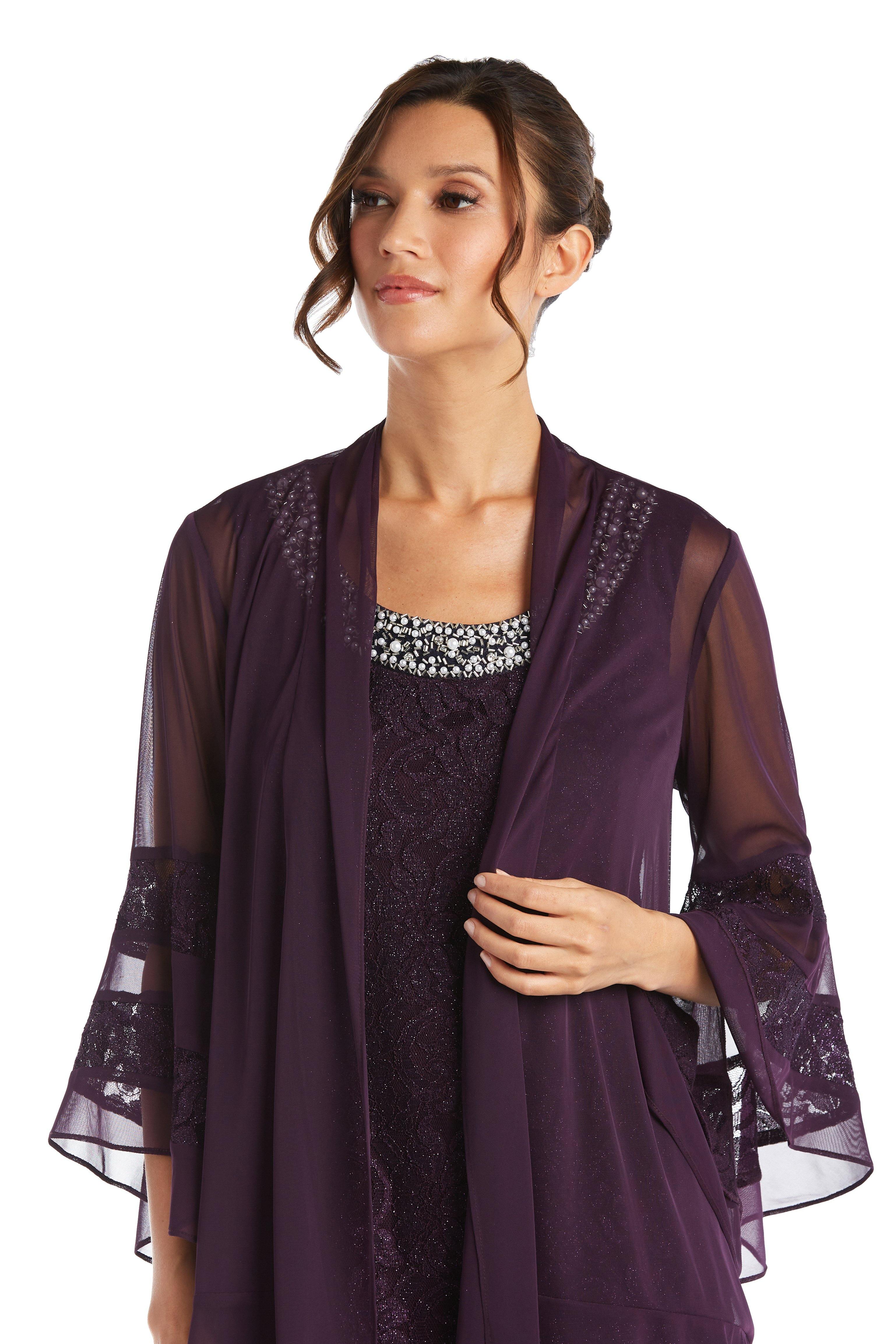 R&M Richards 2421 Chiffon Jacket Formal Dress