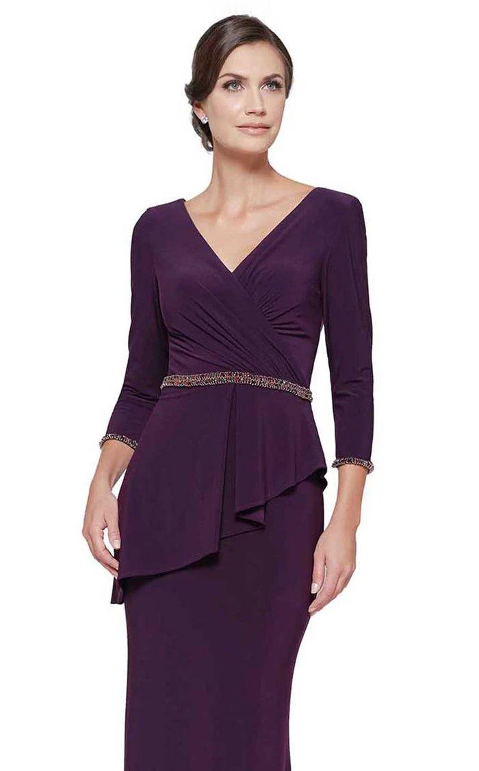 Rina Di Montella Formal Long Sleeve Dress