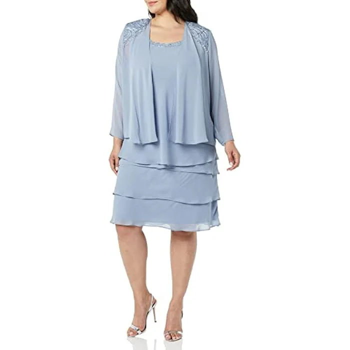 SL Fashions 622372 Short Mother of the Bride Dress