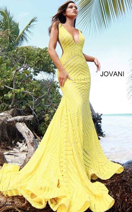 Jovani 59762 Sleeveless Long Fitted Formal Gown Sale
