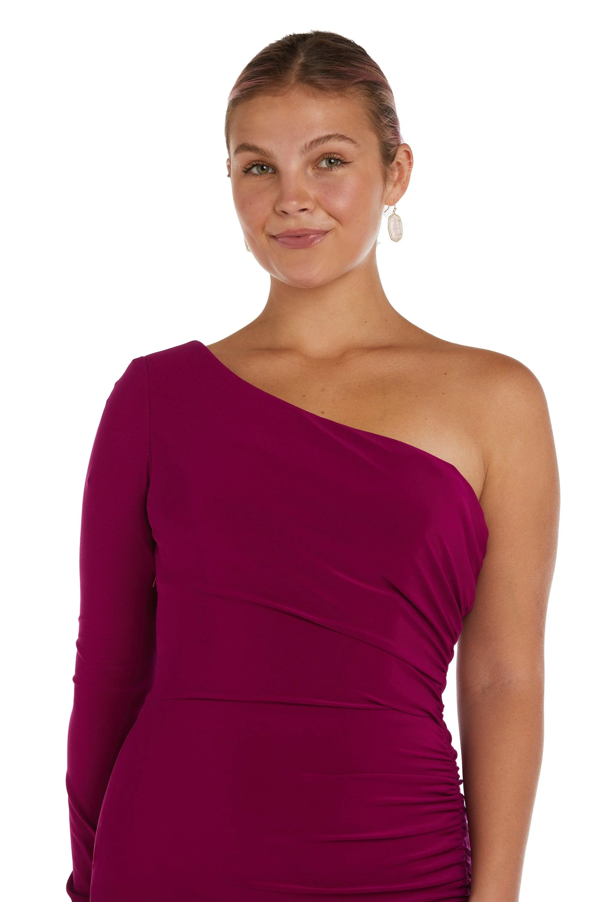 Nightway Long One Shoulder Formal Dress 22158
