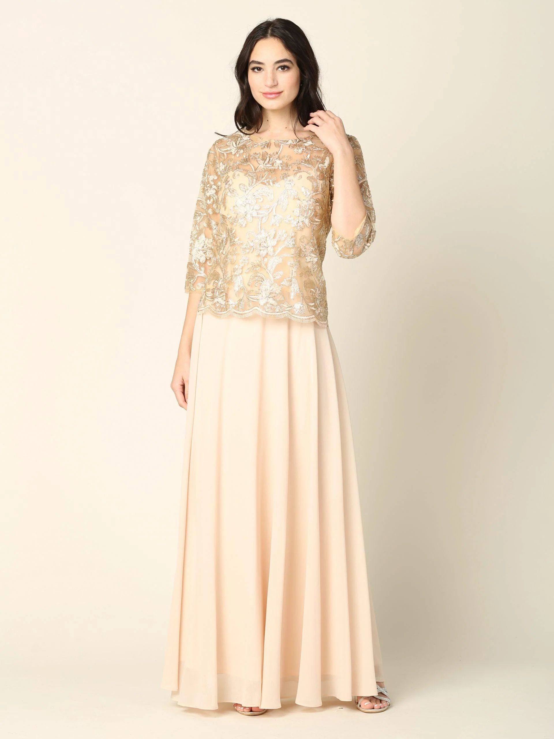Mother of the Bride Long Formal Dress