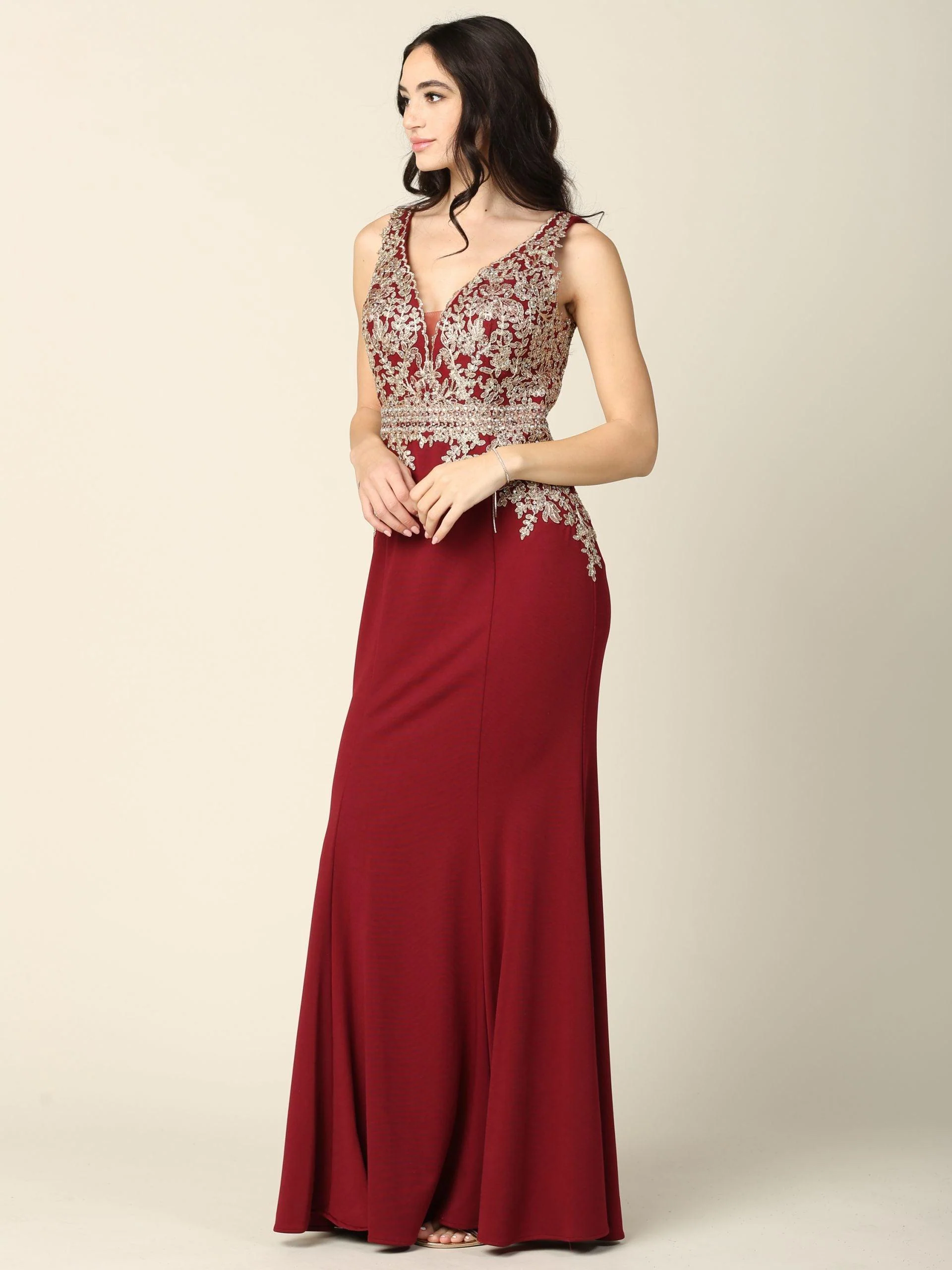 Mother of the Bride Long Formal Sleeveless Dress