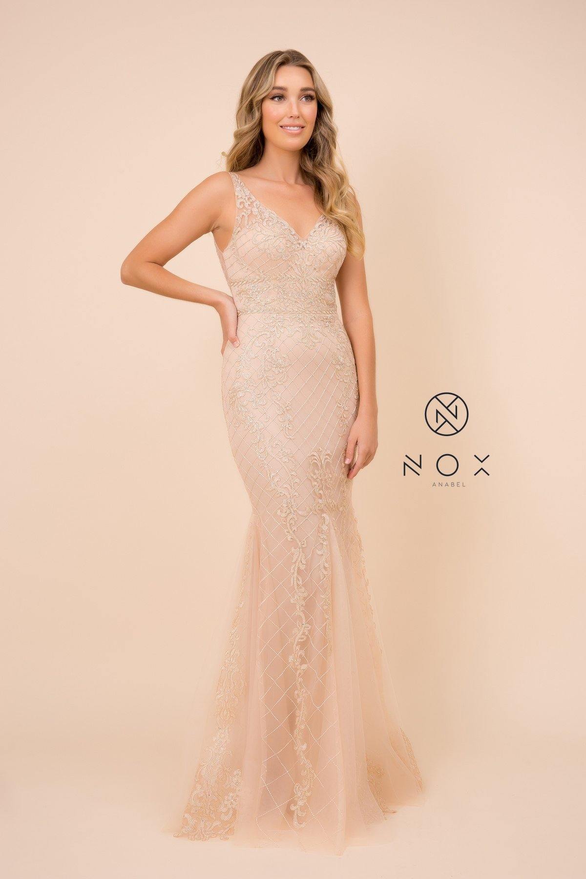 Long Formal Sleeveless Mermaid Prom Dress