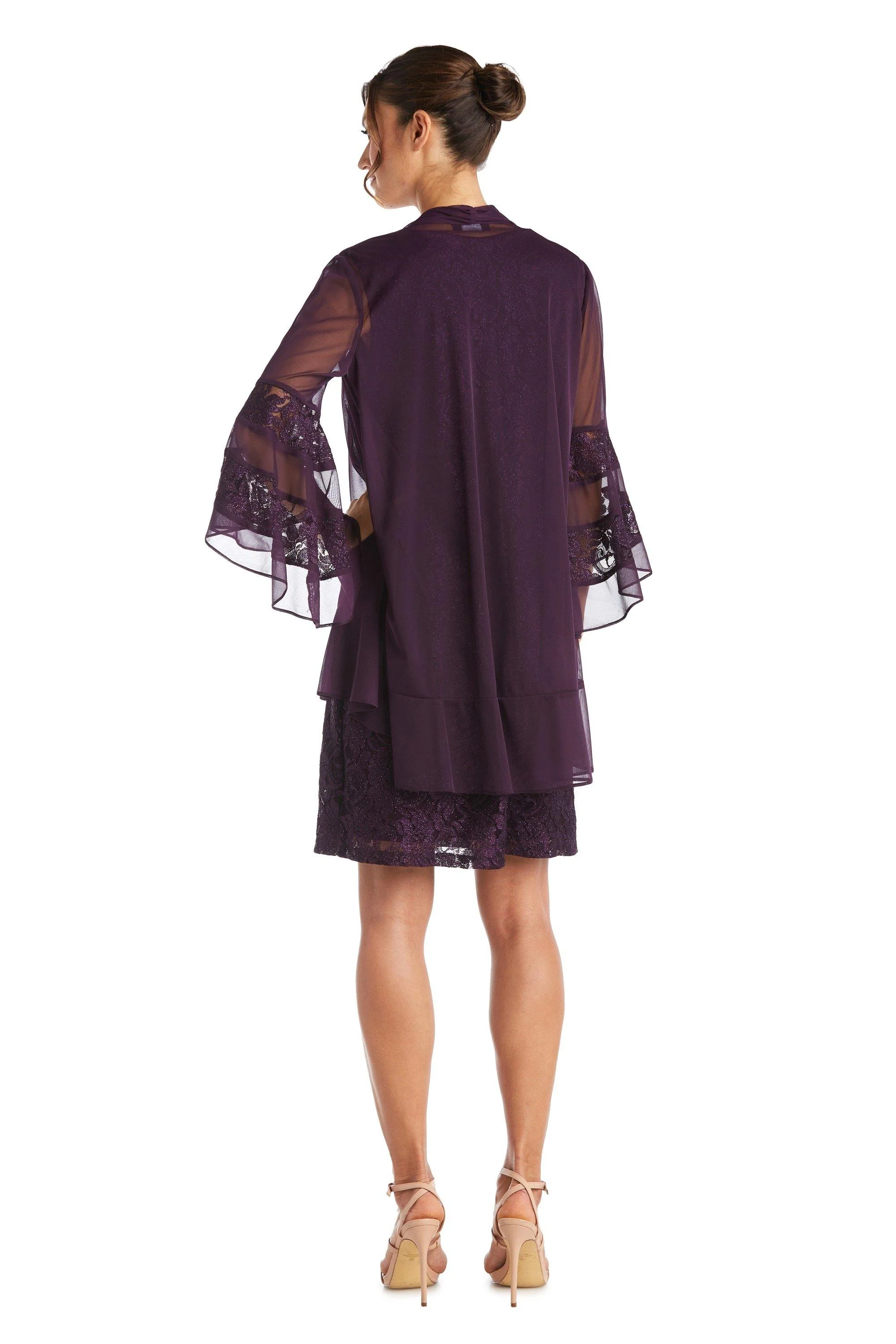 R&M Richards 2421 Chiffon Jacket Formal Dress