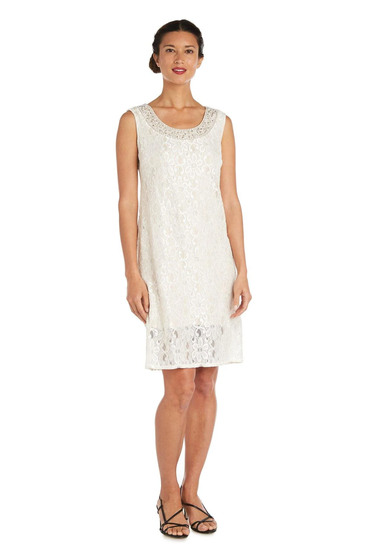 R&M Richards 2208P Short Sleeveless Petite Dress